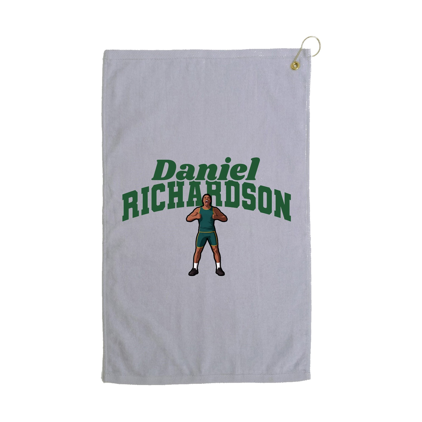 Golf Towel — Signature Arch in Grey