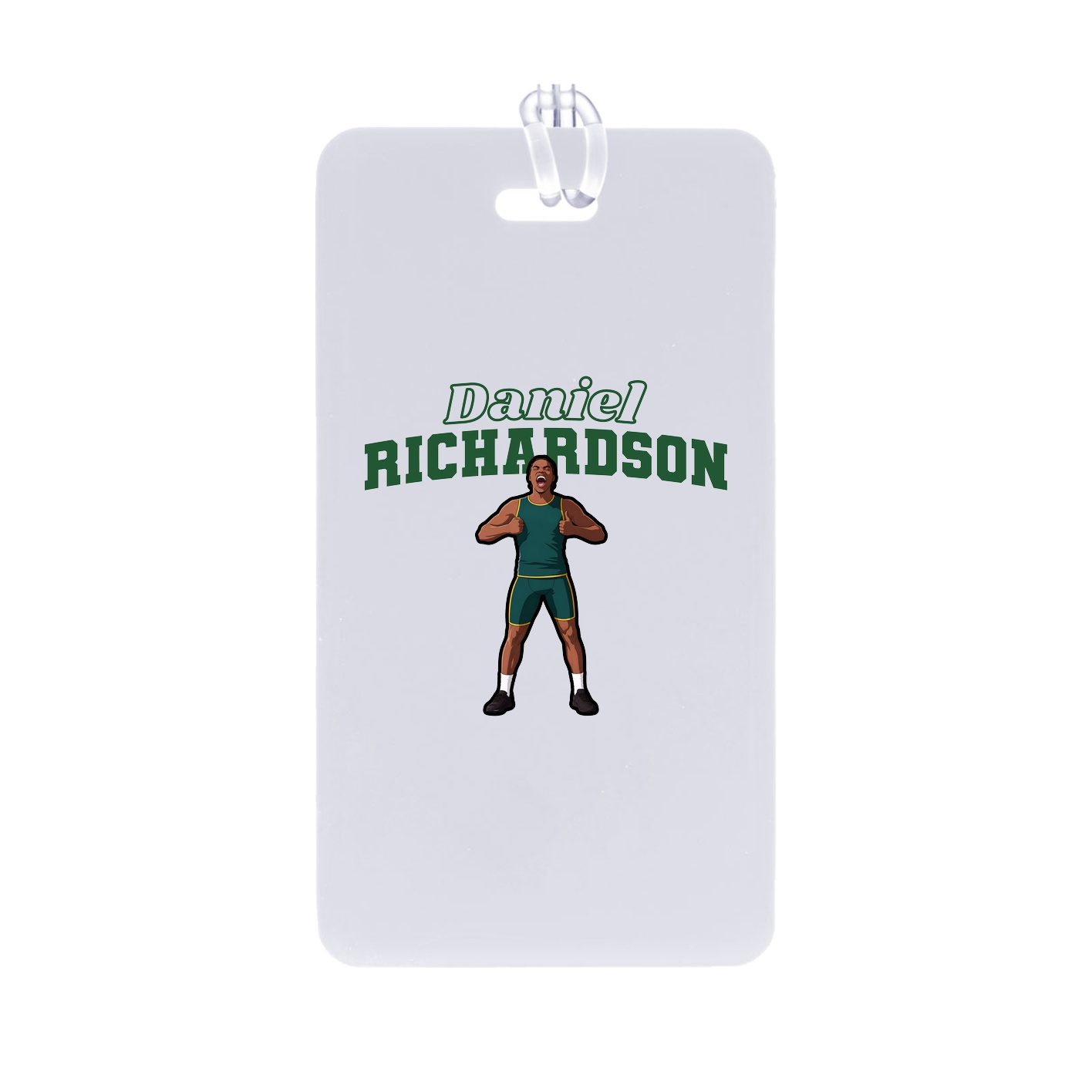 Bag Tag — Name Arch in Classic