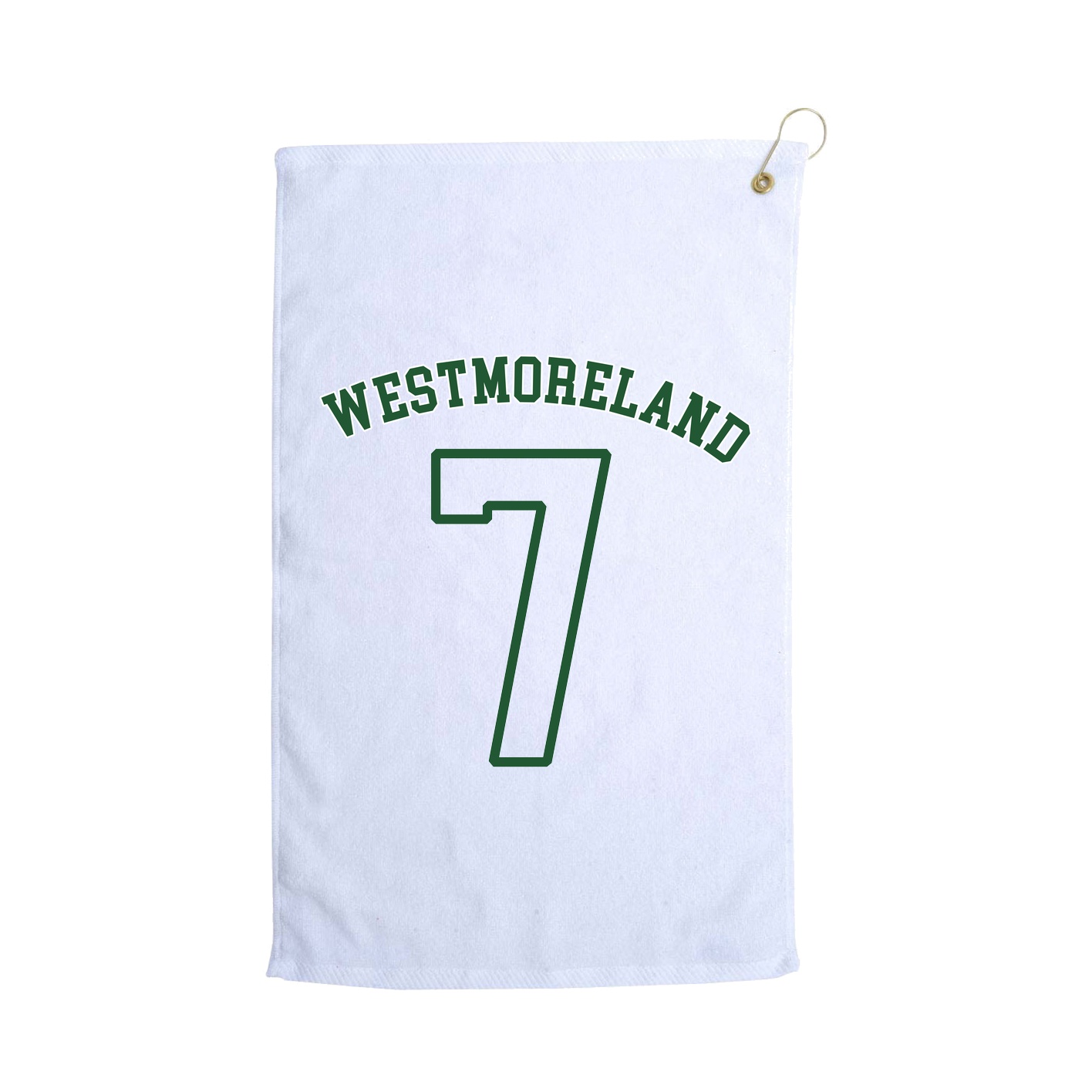 Golf Towel — Shirsey Arch in White