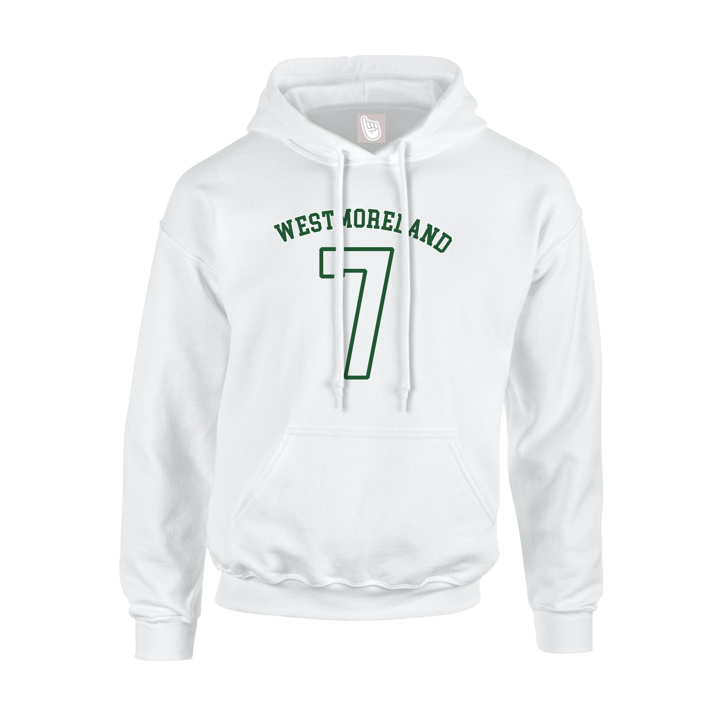 Hoodie — Shirsey Arch in White