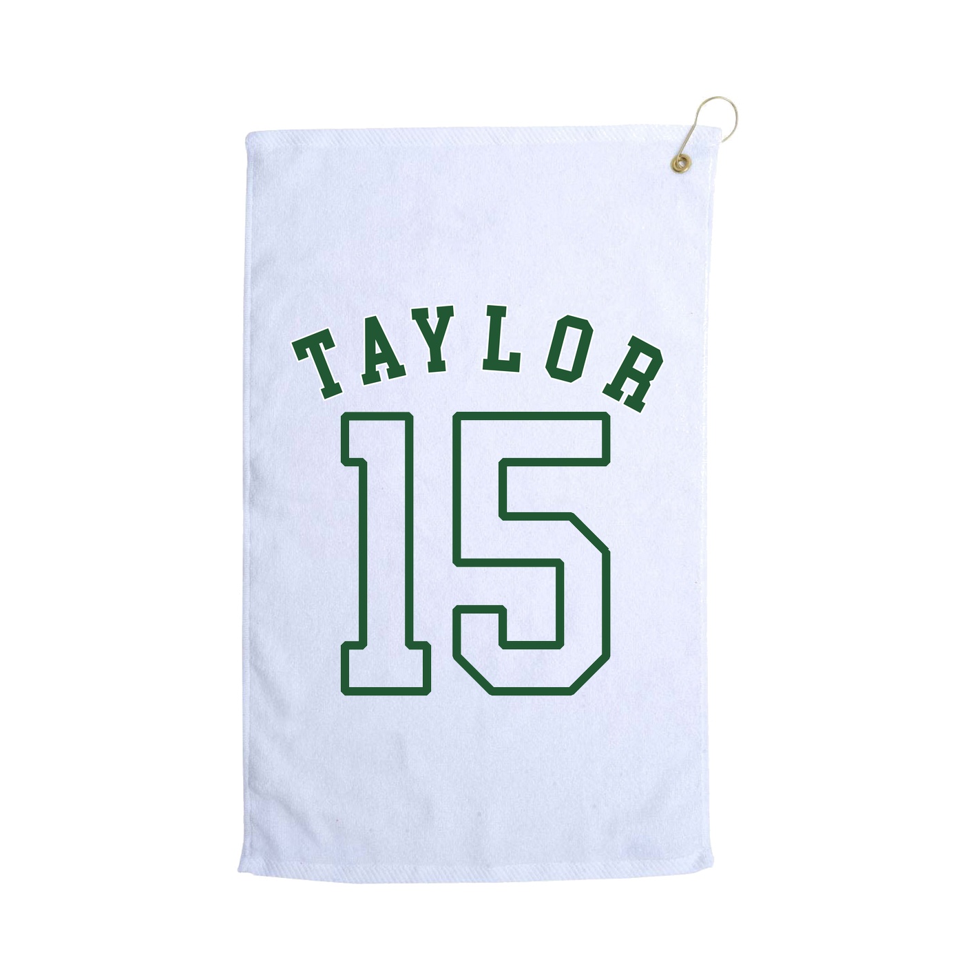 Golf Towel — Shirsey Arch in White