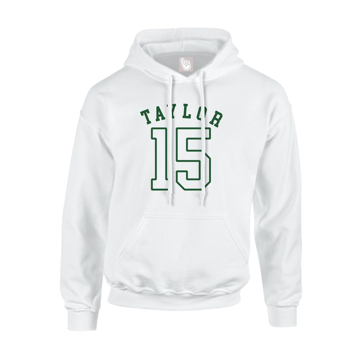 Youth Hoodie — Shirsey Arch in White