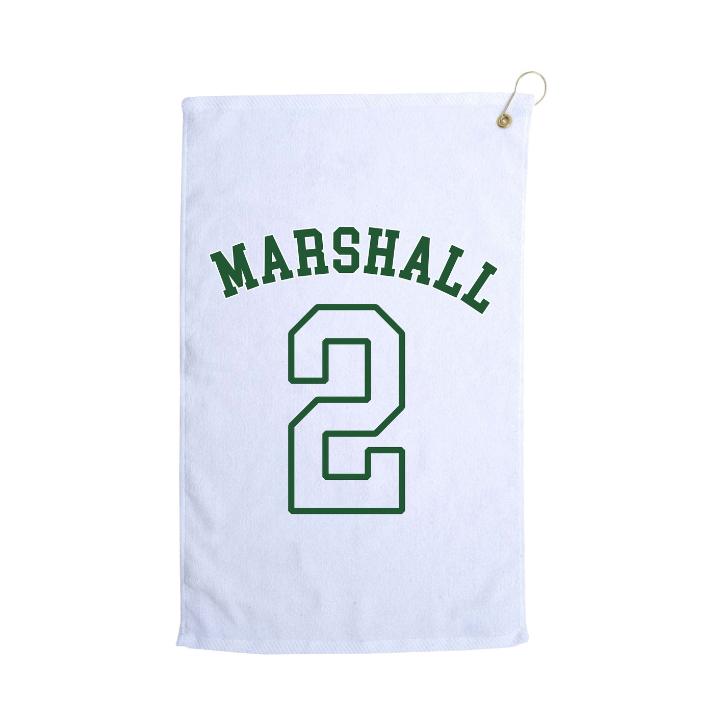 Golf Towel — Shirsey Arch in White
