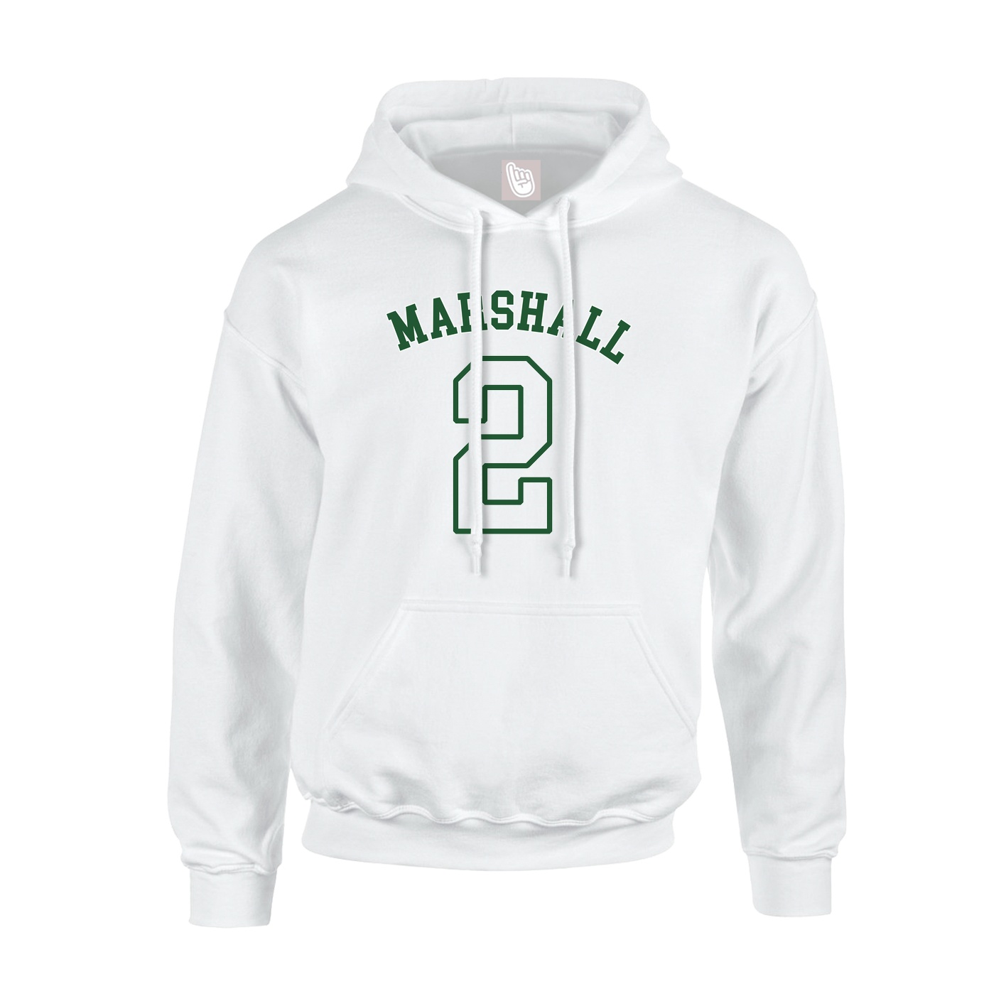 Youth Hoodie — Shirsey Arch in White
