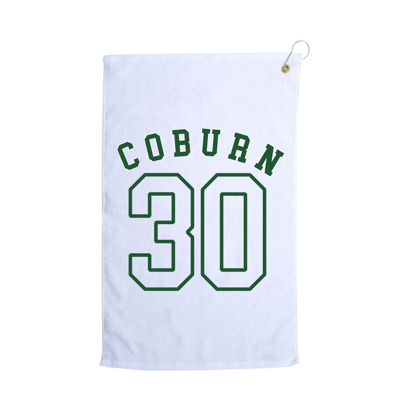 Golf Towel — Shirsey Arch in White