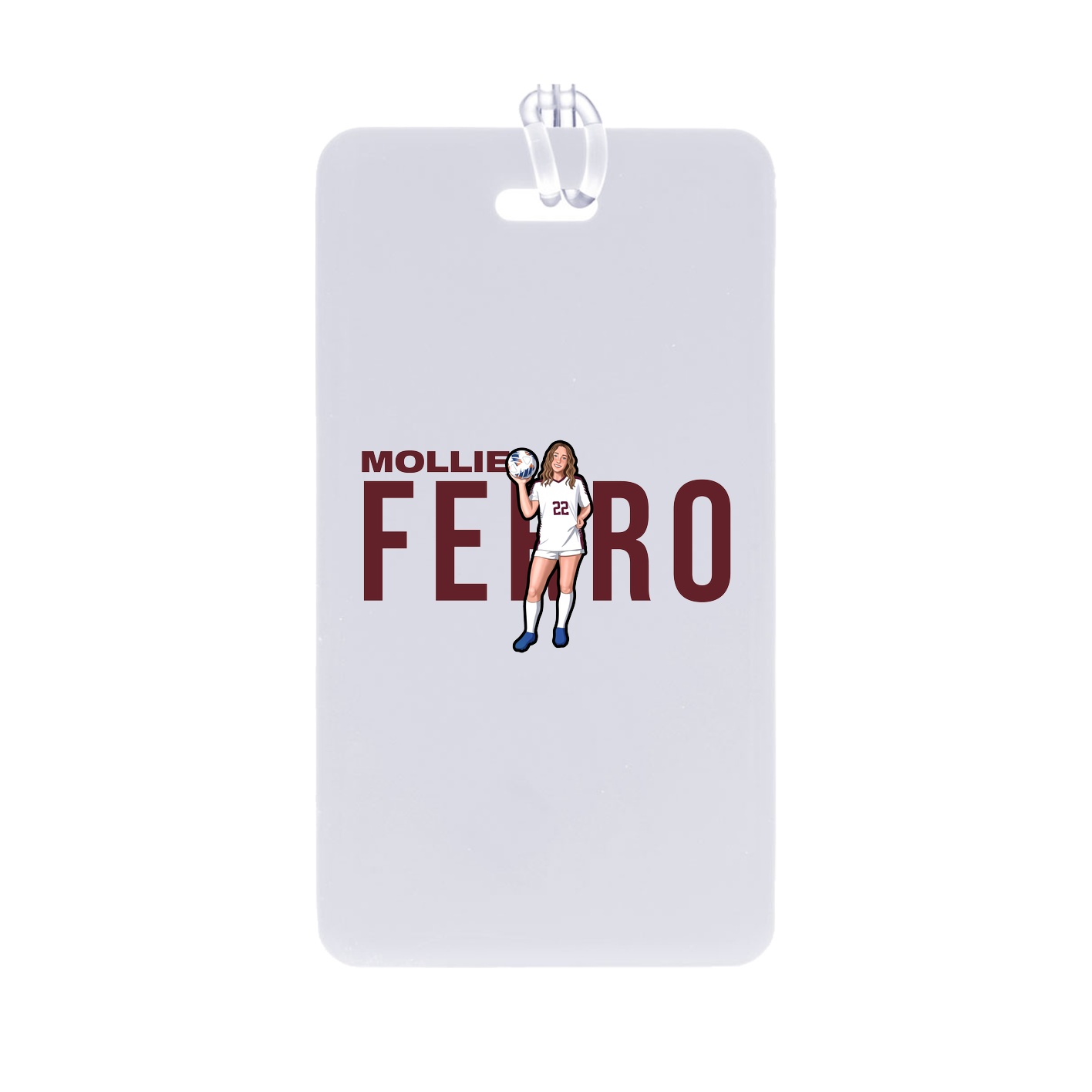 Bag Tag — Player Name in Classic