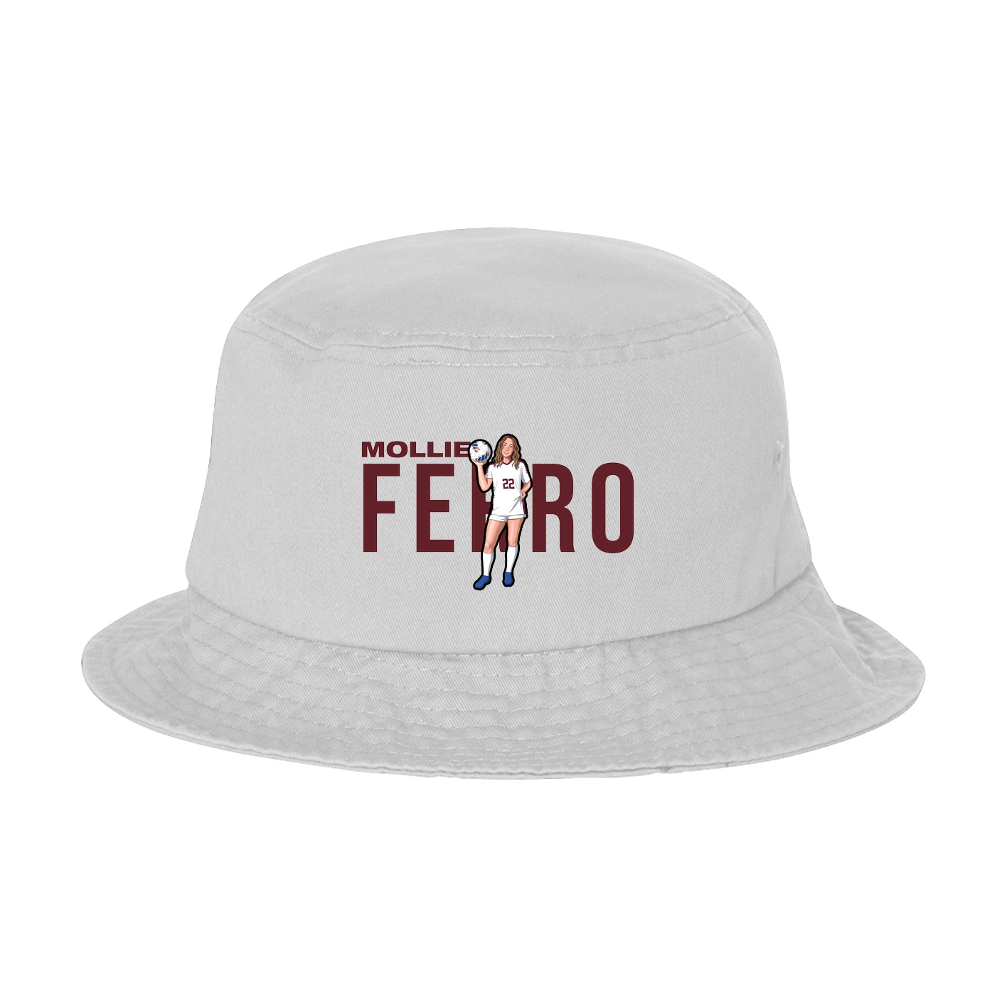 Bucket Cap — Player Name in White