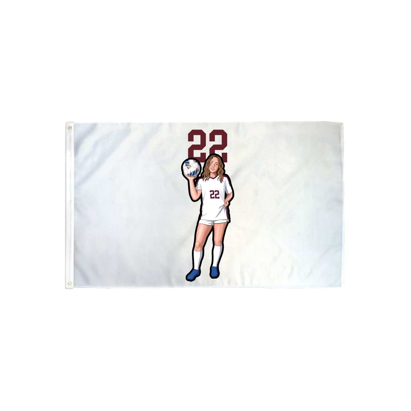 3x5 Flag — Number Top in Classic