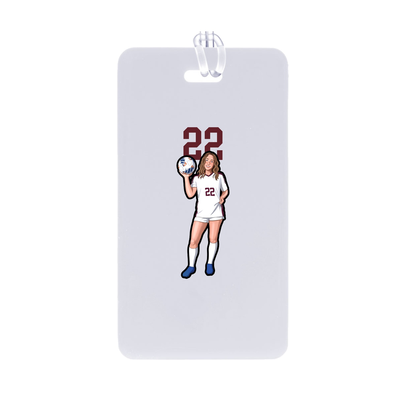 Bag Tag — Number Top in Classic