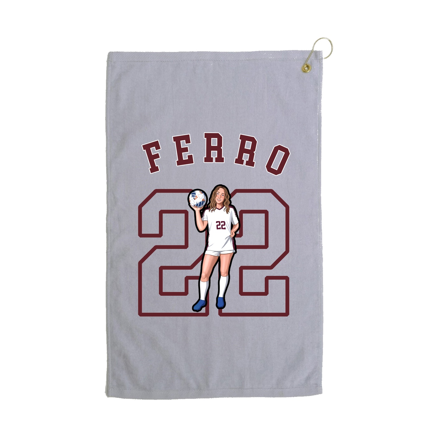 Golf Towel — Shirsey Arch in Grey