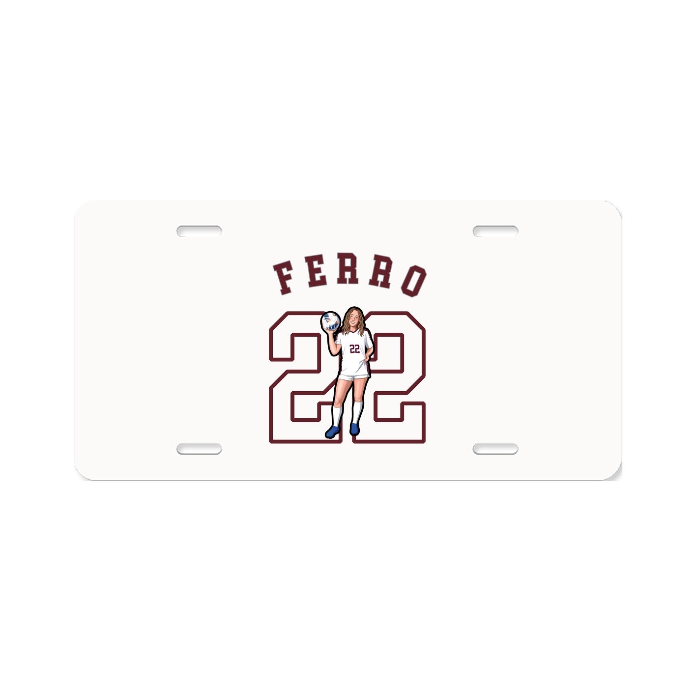 License Plate — Shirsey Arch in Classic