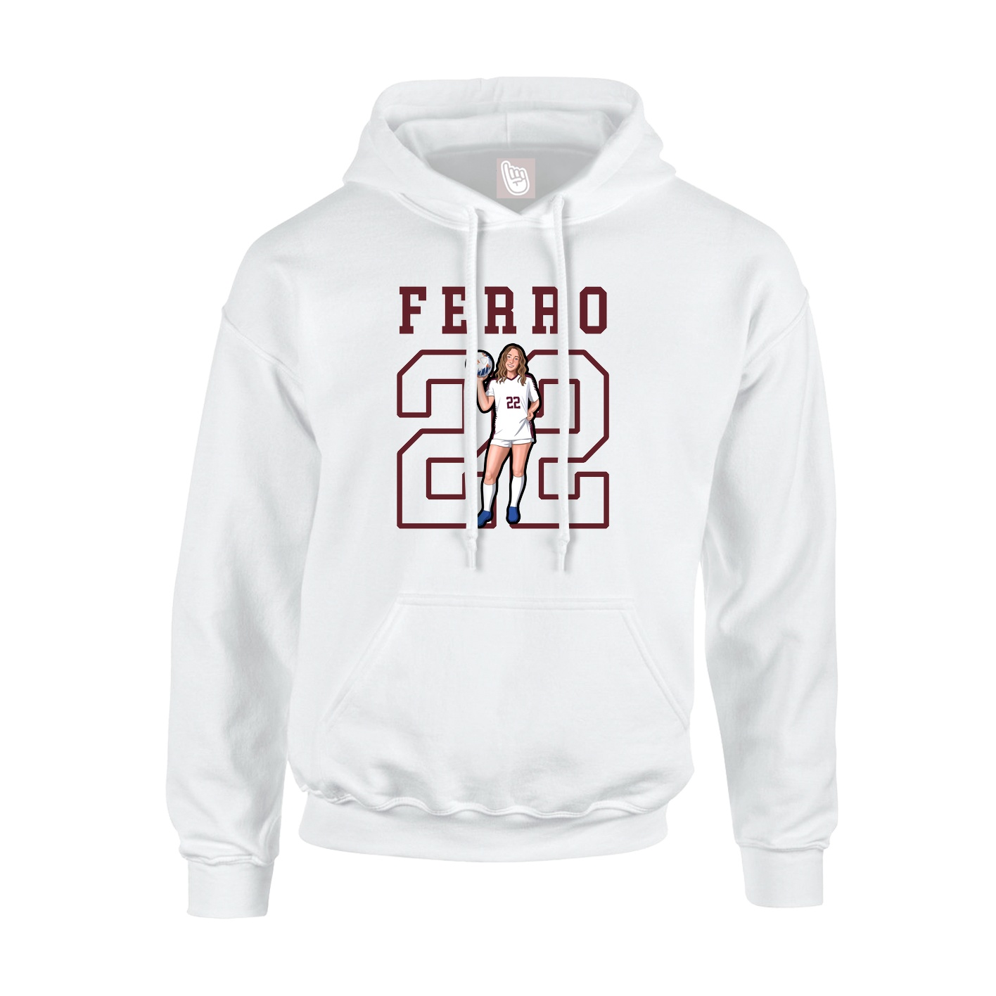 Youth Hoodie — Shirsey in White