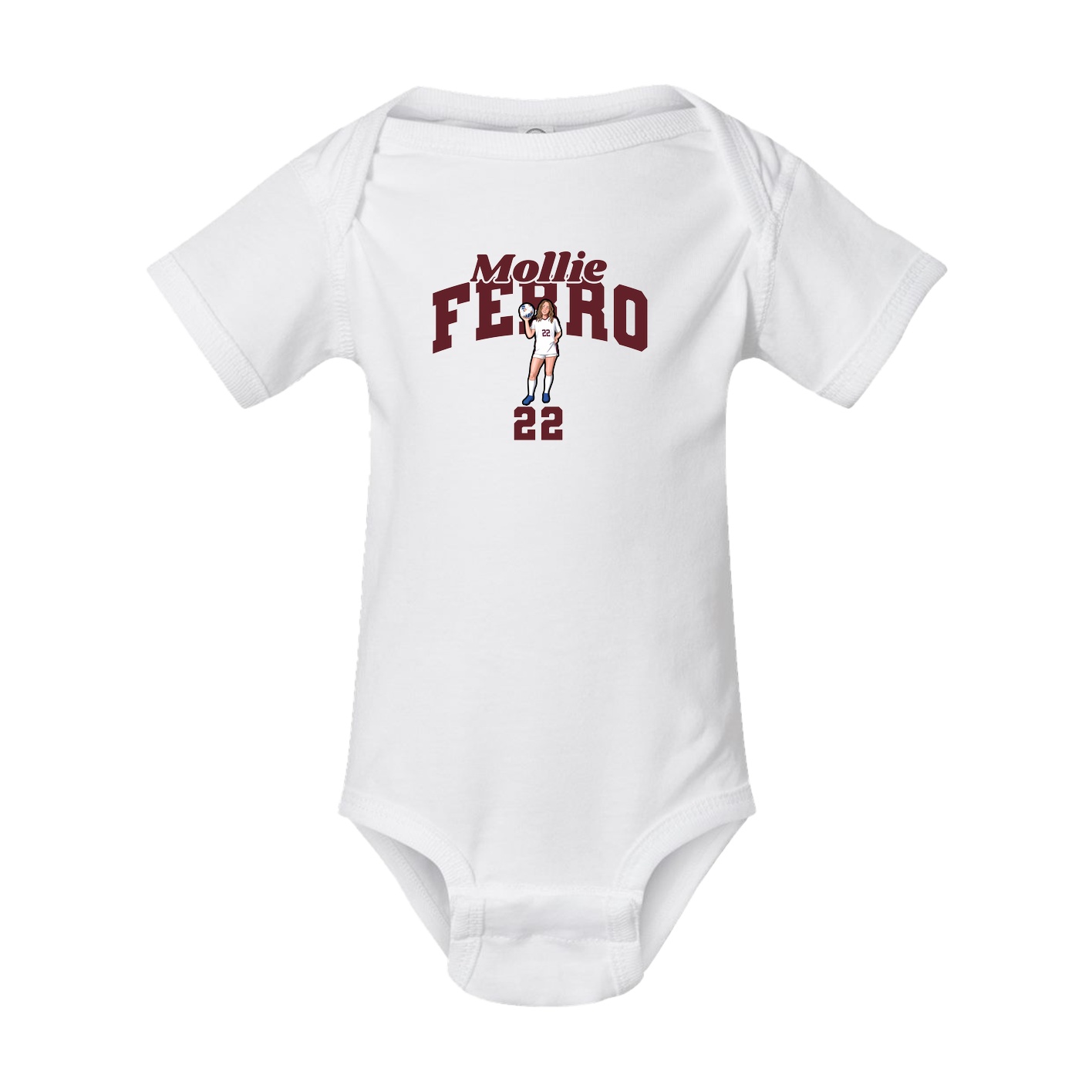 Baby Onesie — Signature Arch in White