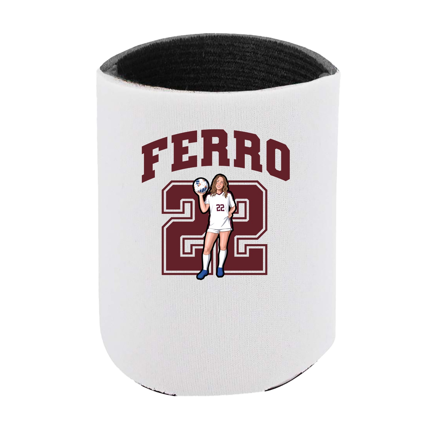 Can Holder — Number in White