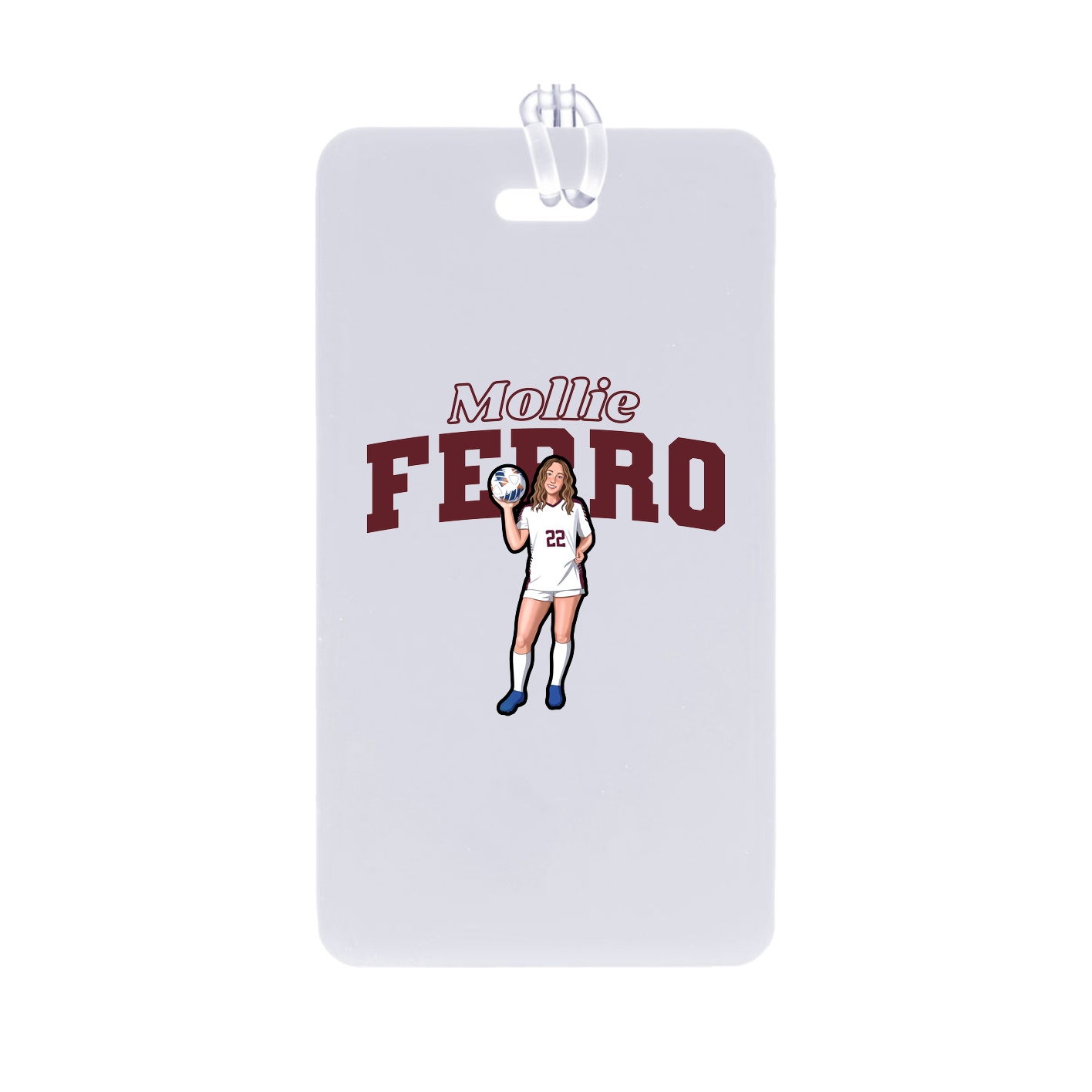 Bag Tag — Name Arch in Classic