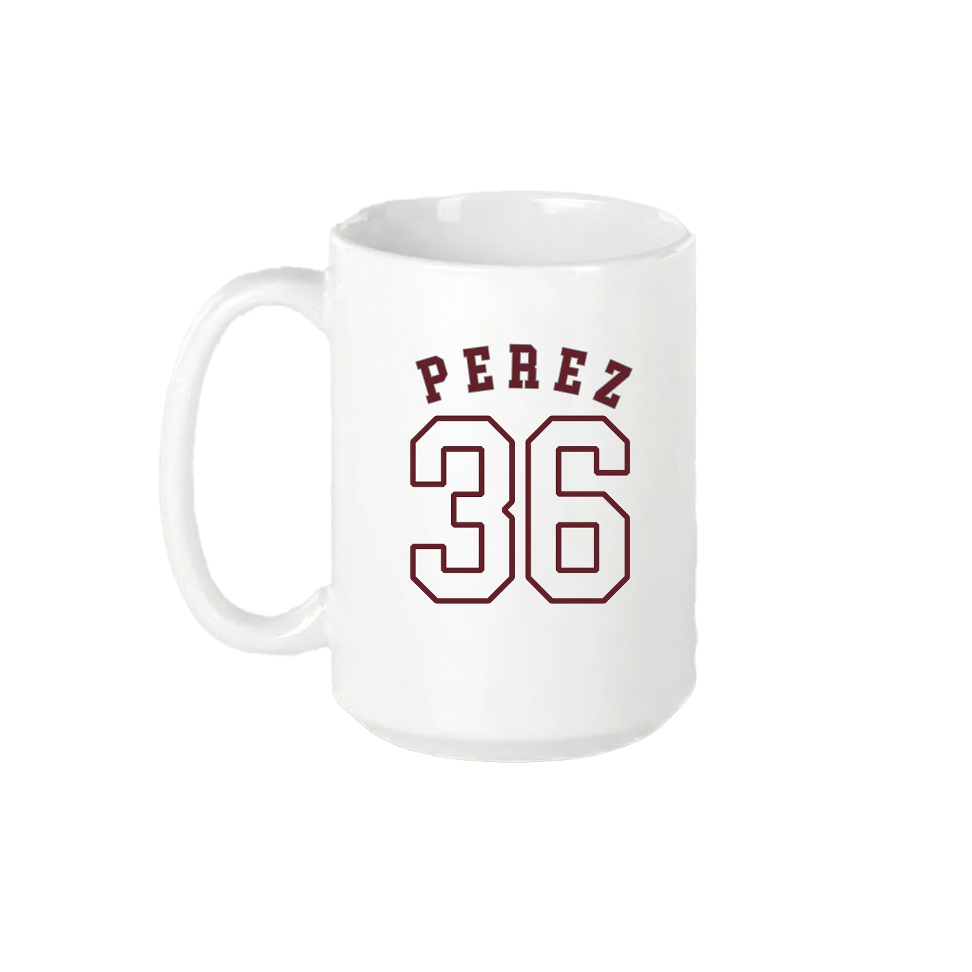 15oz Coffee Mug — Shirsey Arch in White