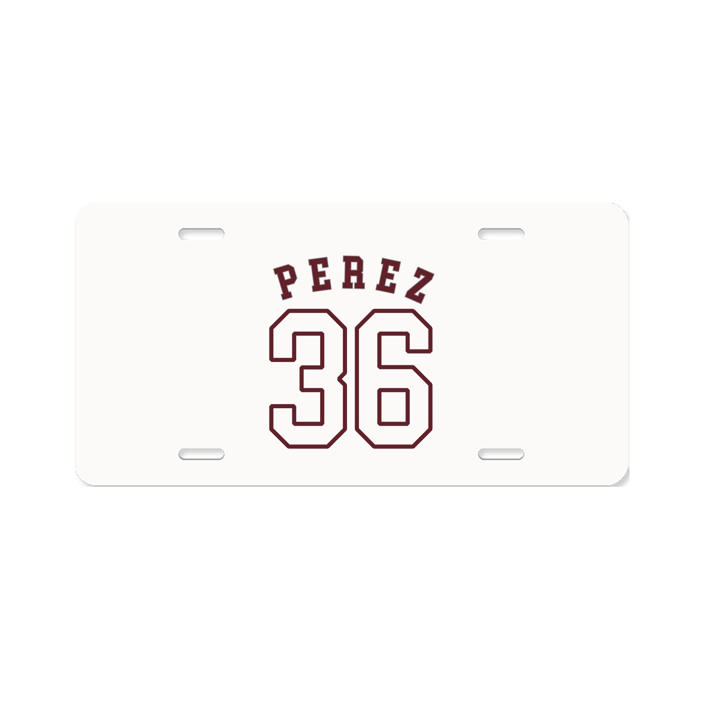 License Plate — Shirsey Arch in Classic