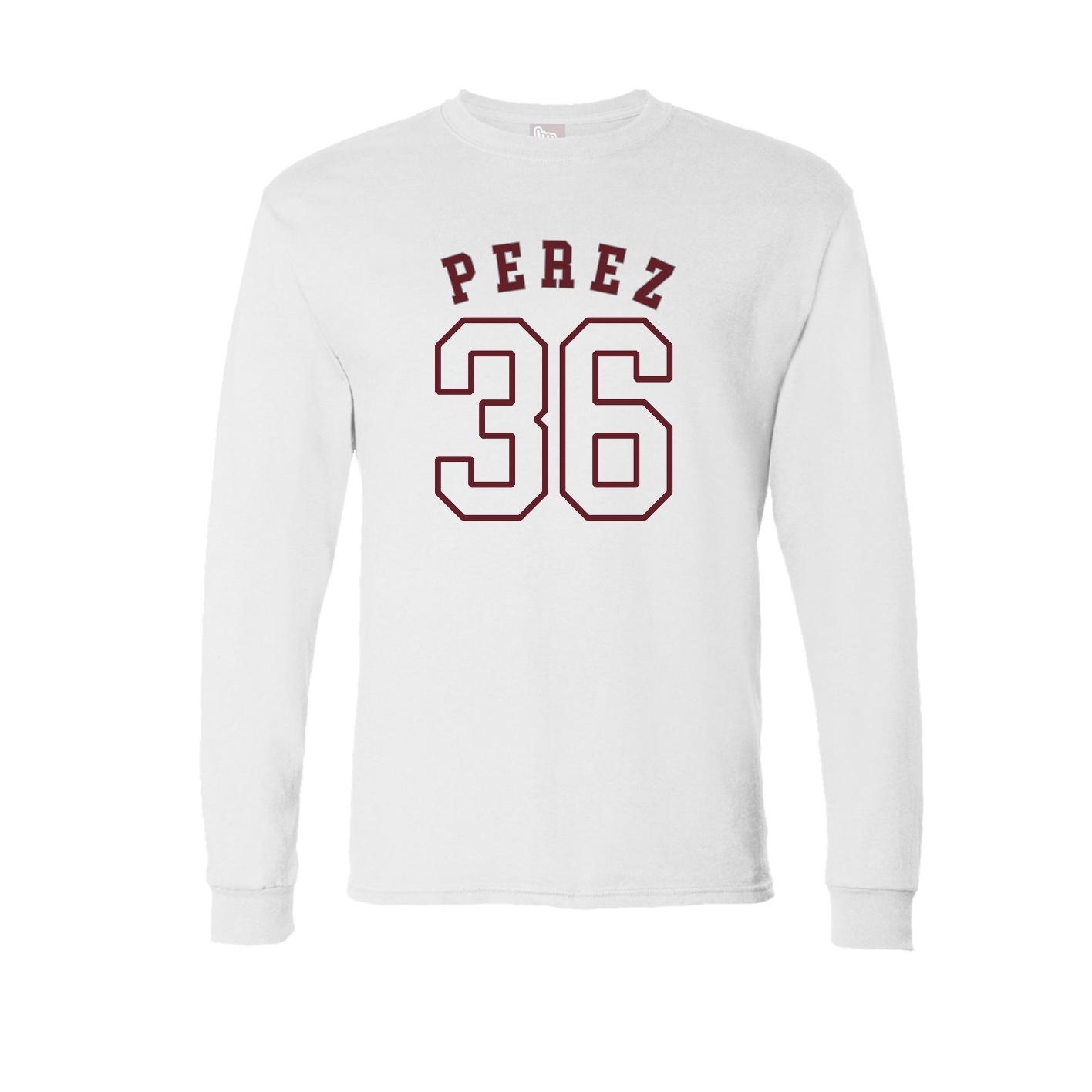 Long Sleeve Tee — Shirsey Arch in White