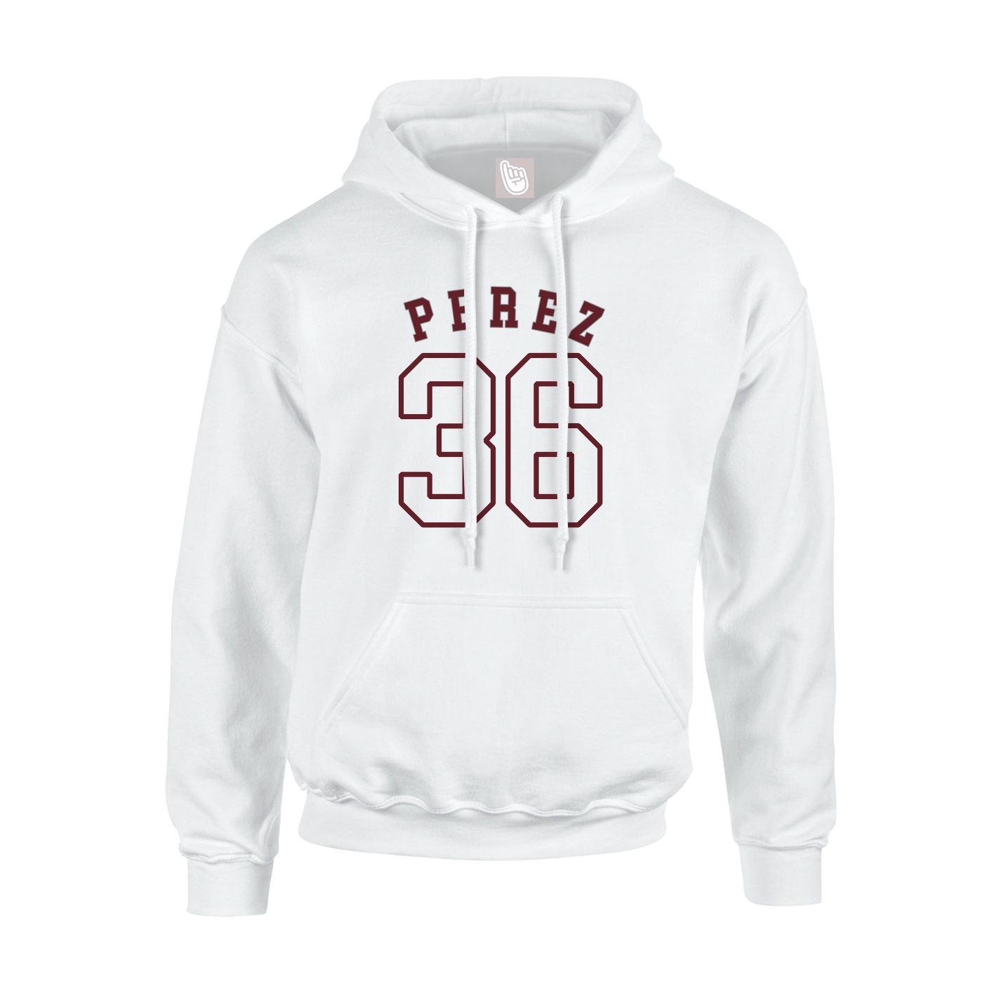 Hoodie — Shirsey Arch in White