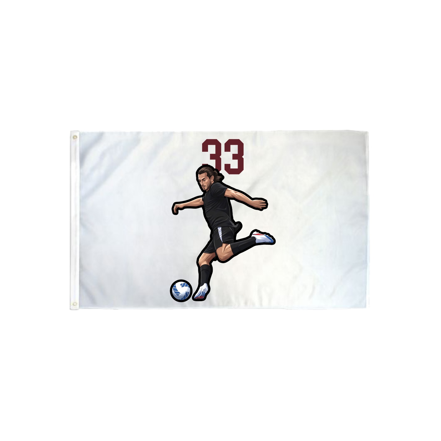 3x5 Flag — Number Top in Classic