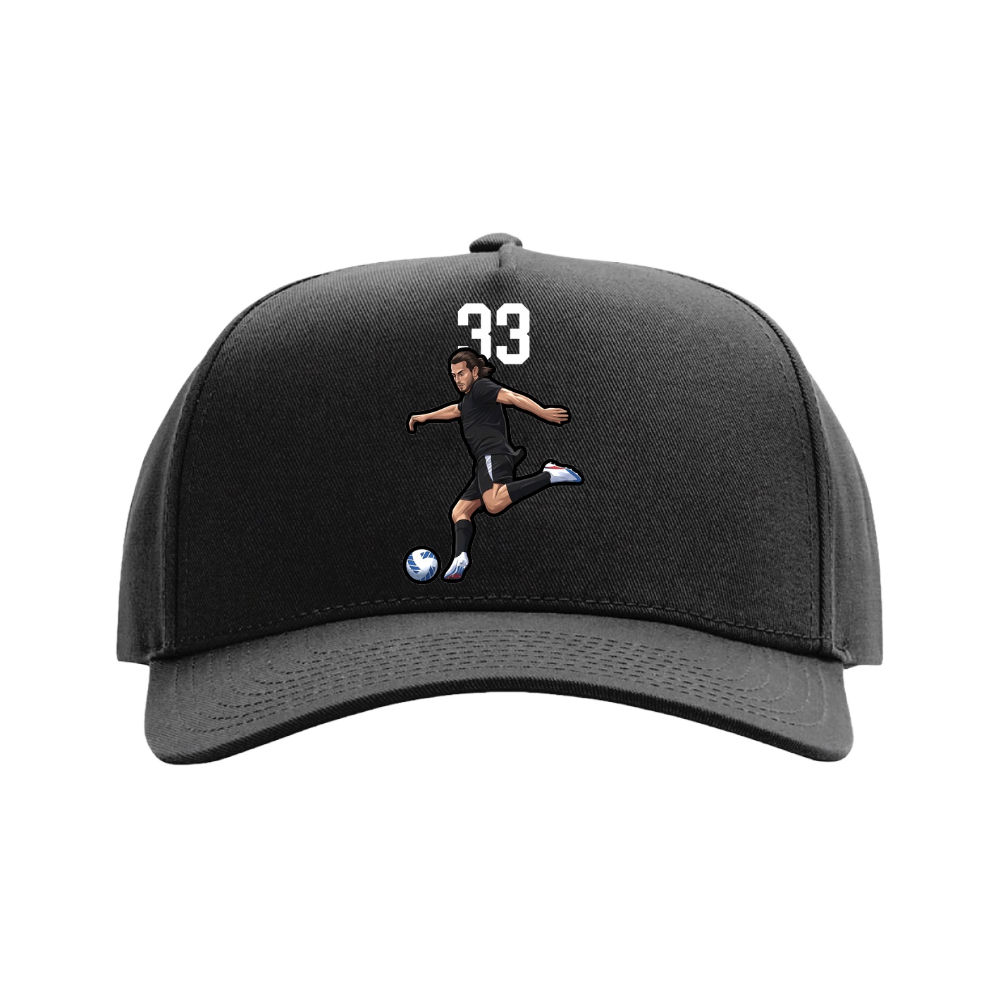 Full Fabric Five-Panel Champ Cap