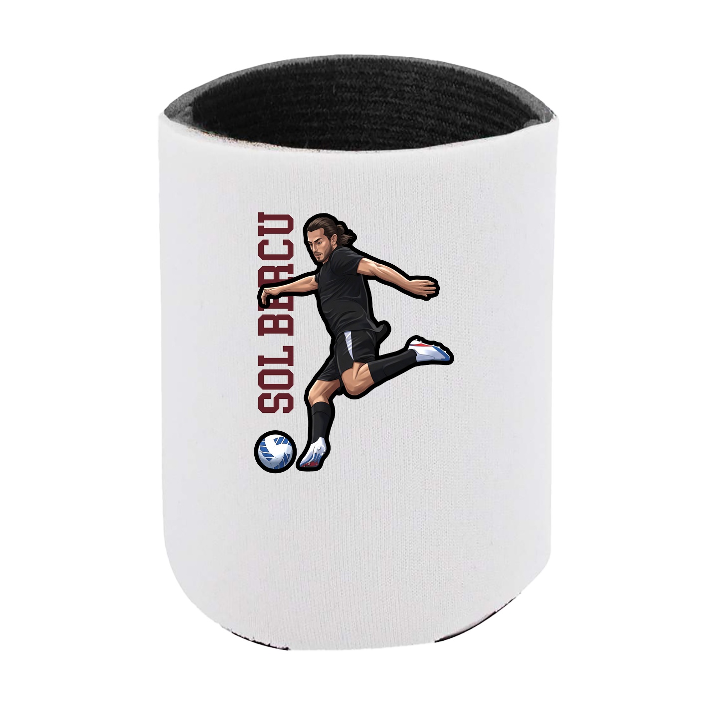 Can Holder — Name Vertical in White