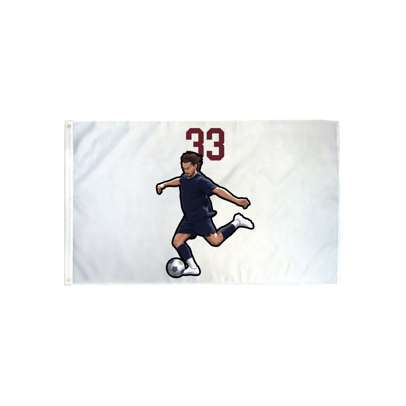 3x5 Flag — Number Top in Classic