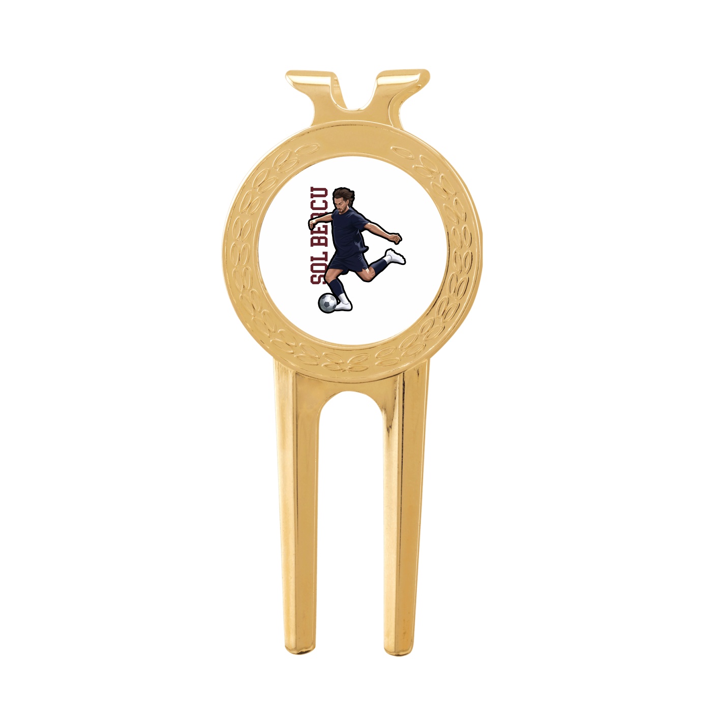 Divot Tool with Ball Marker — Name Vertical in Classic