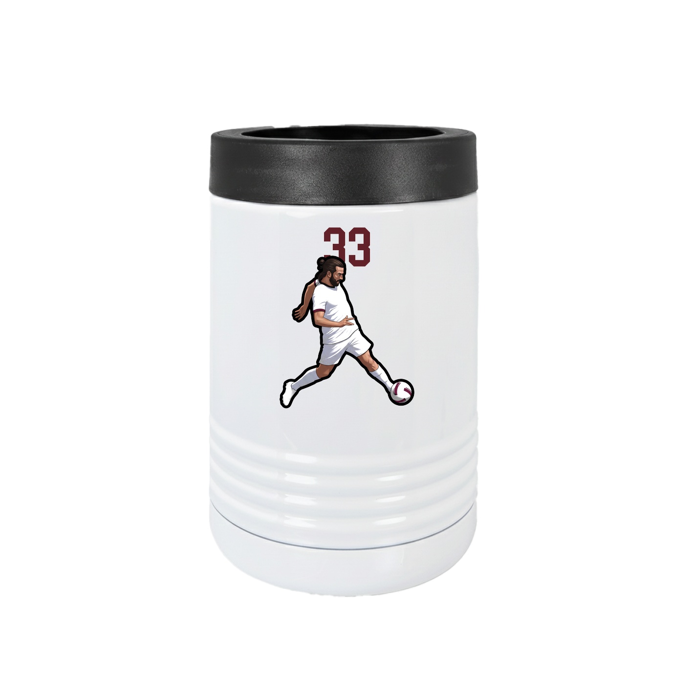 Beverage Holder — Number Top in White