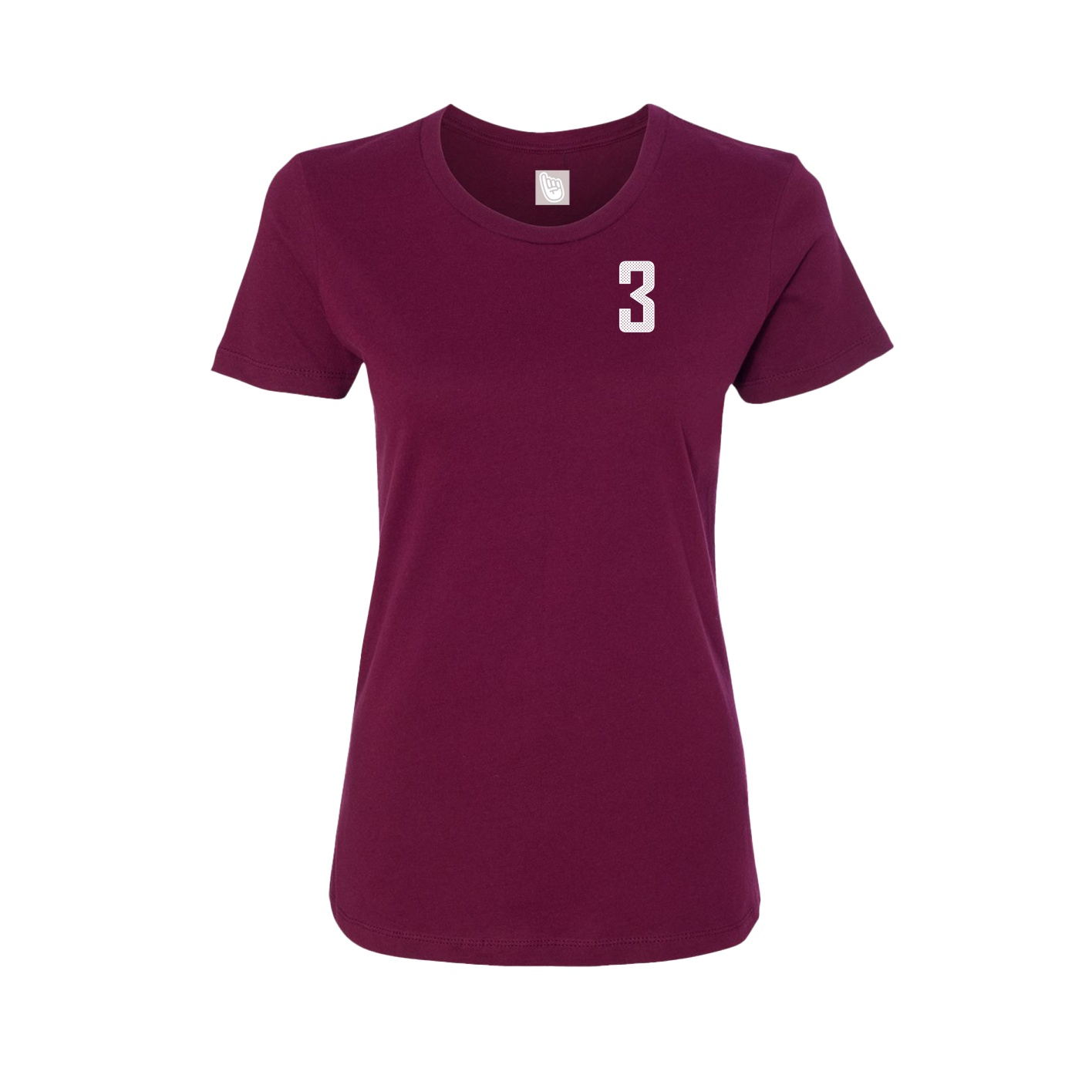 Womens Tee — Front Shirsy in Maroon