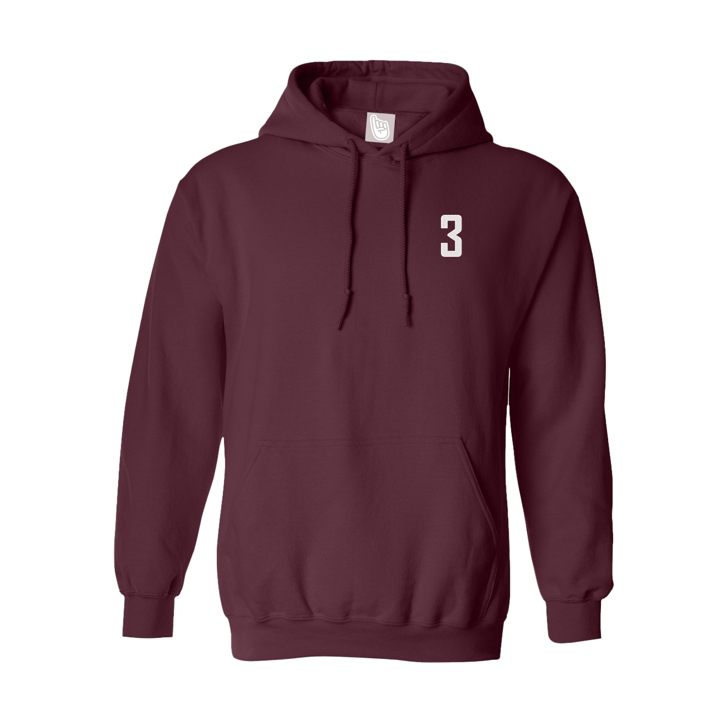 Youth Hoodie — Front Shirsy in Maroon