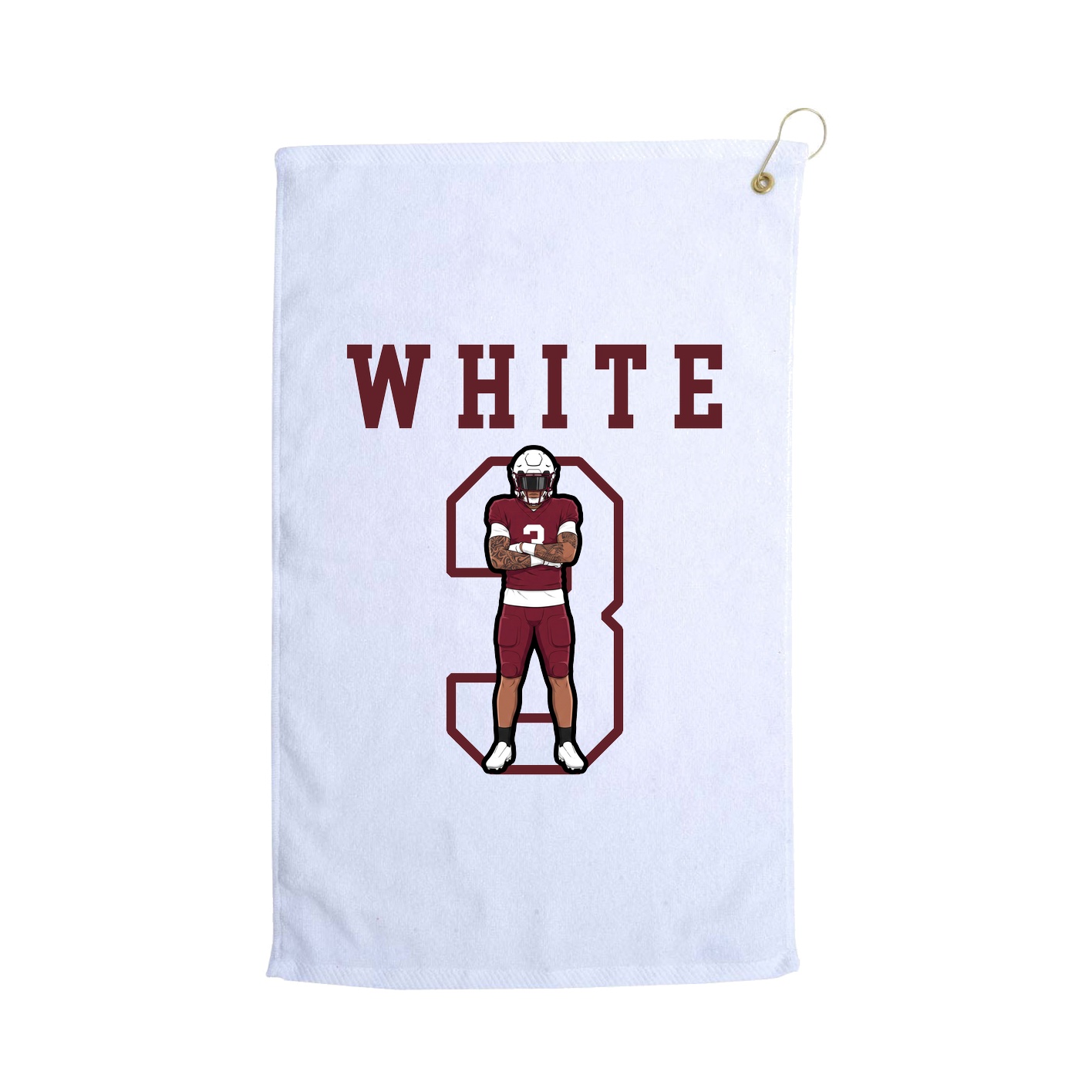 Golf Towel — Shirsey in White