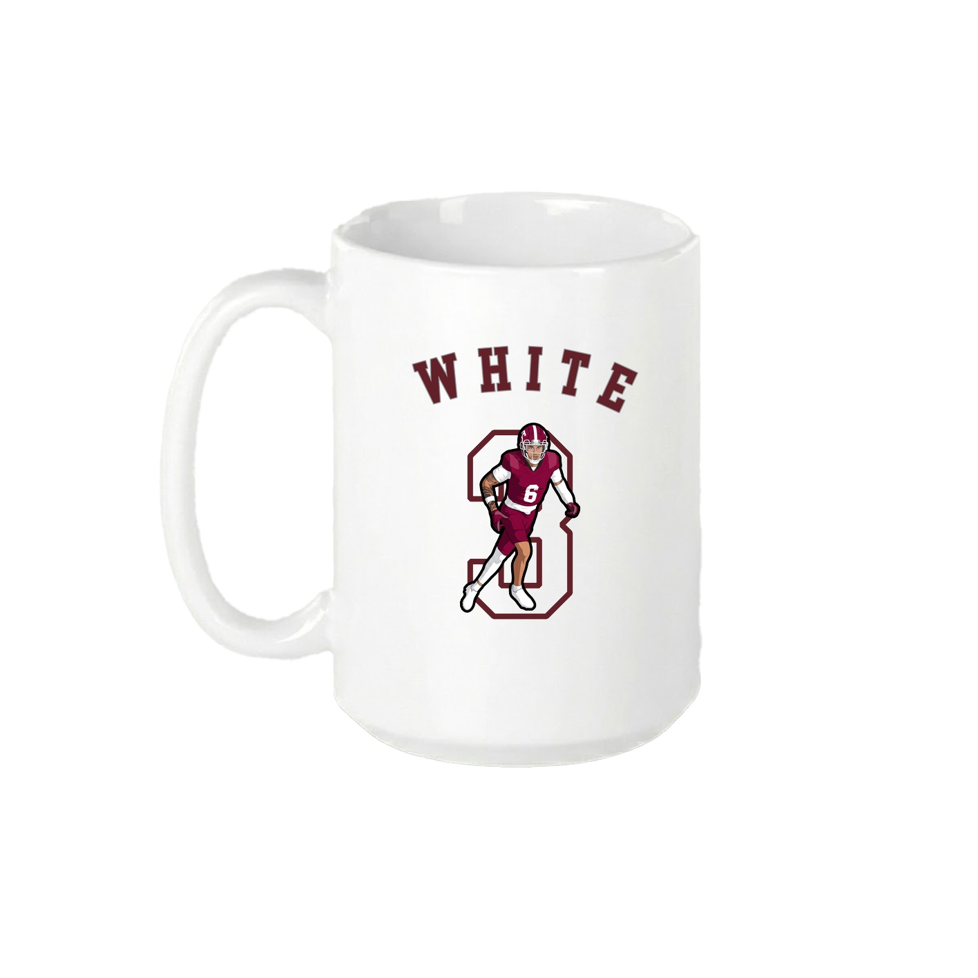 15oz Coffee Mug — Shirsey Arch in White