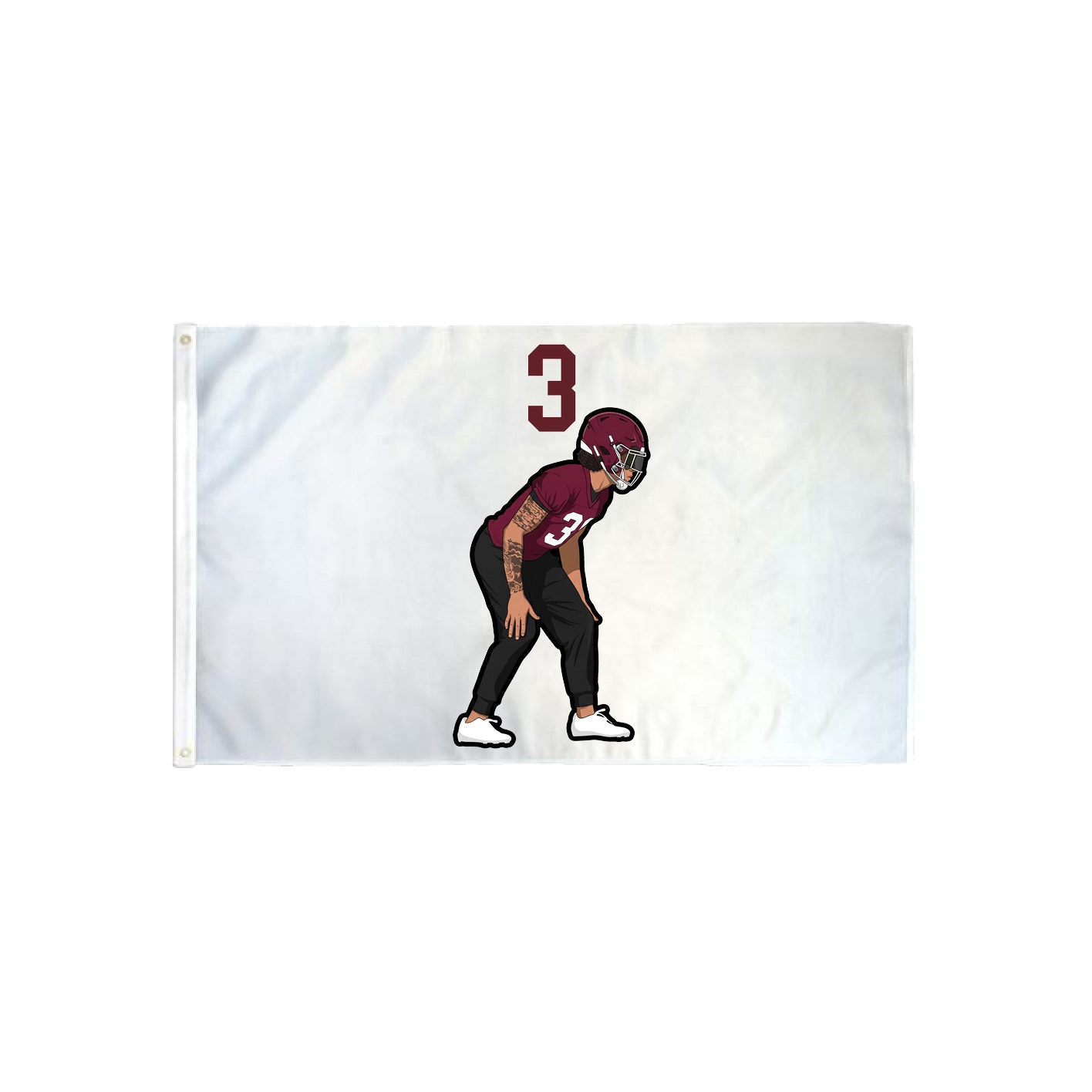 3x5 Flag — Number Top in Classic