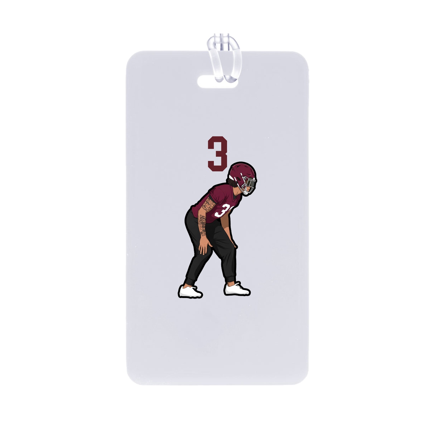 Bag Tag — Number Top in Classic