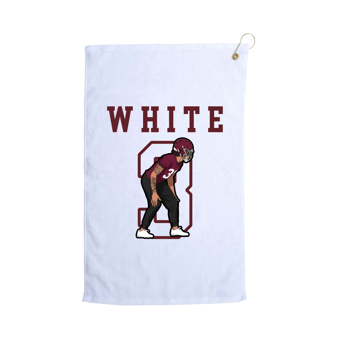 Golf Towel — Shirsey in White