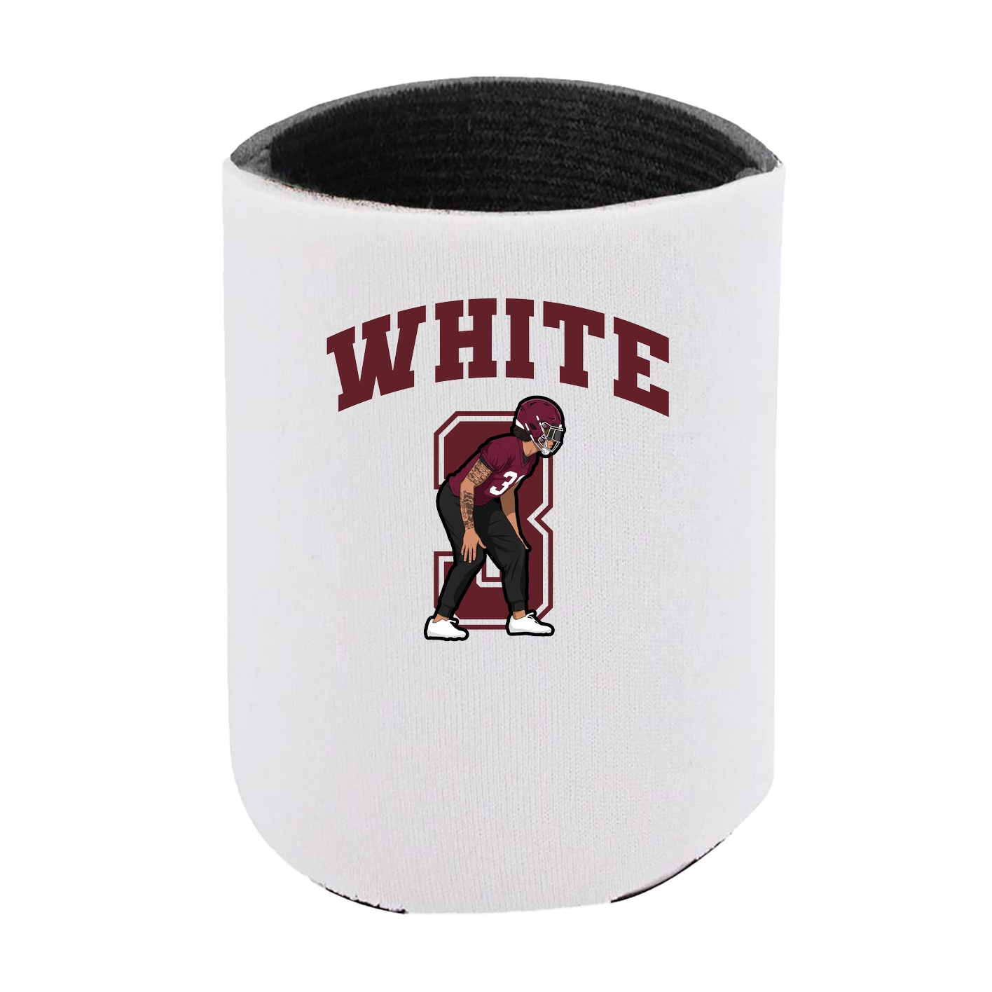 Can Holder — Number in White