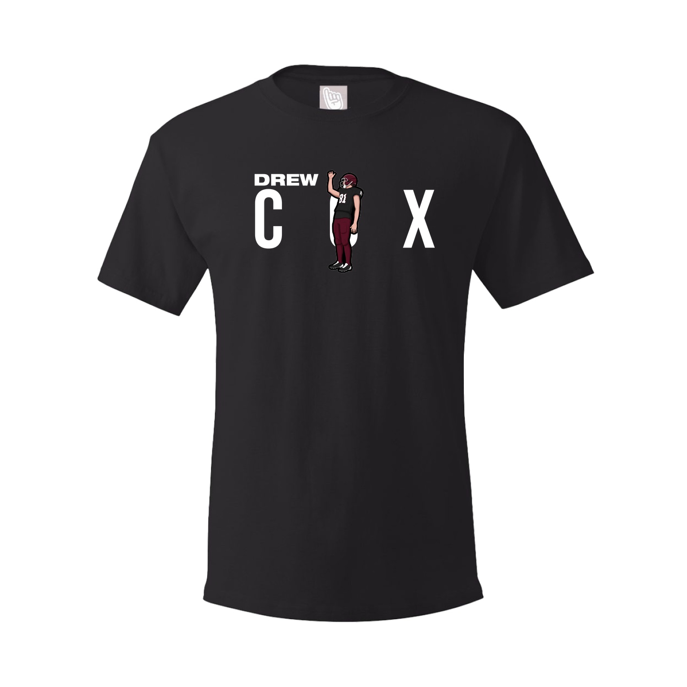 Youth Tee — Player Name in Black