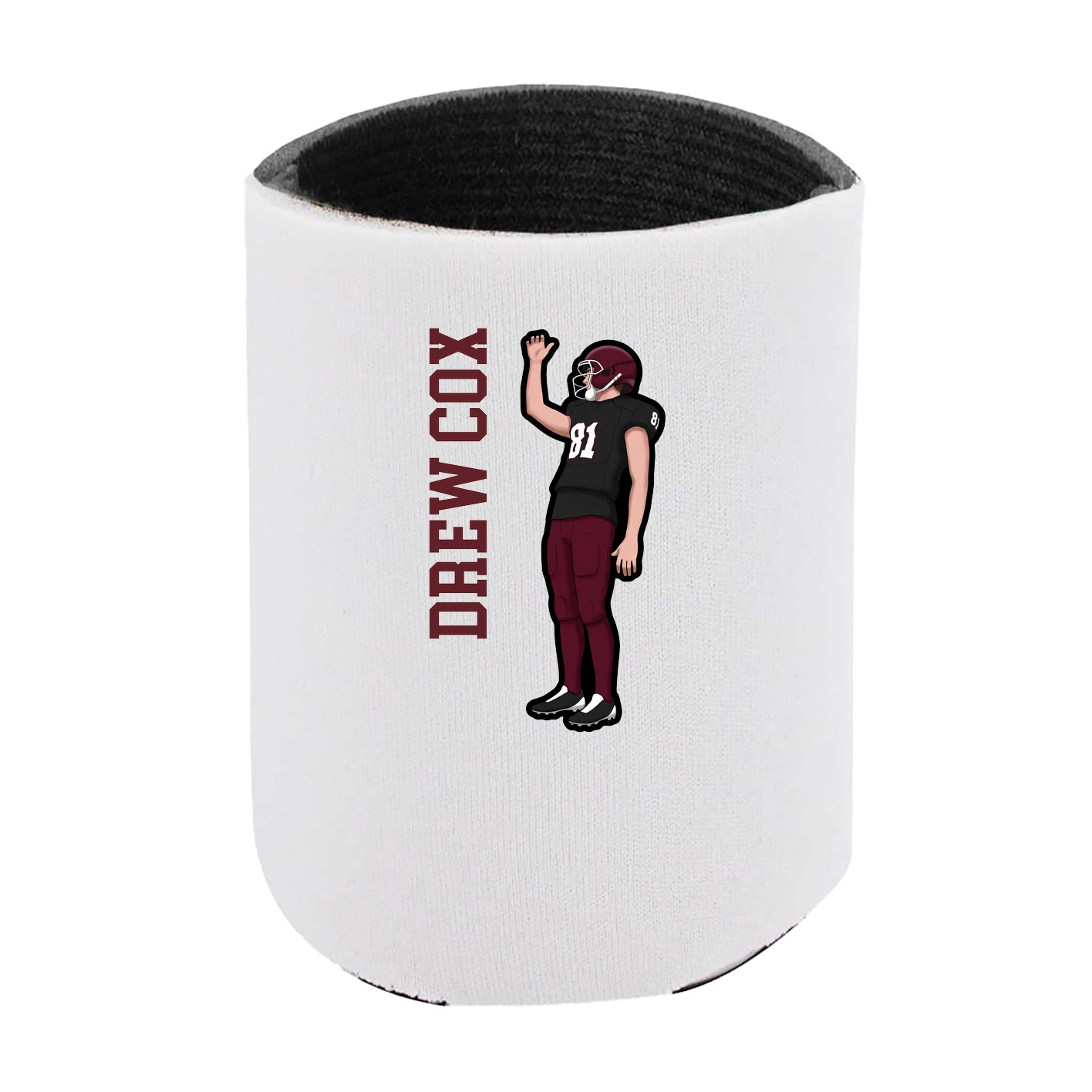 Can Holder — Name Vertical in White