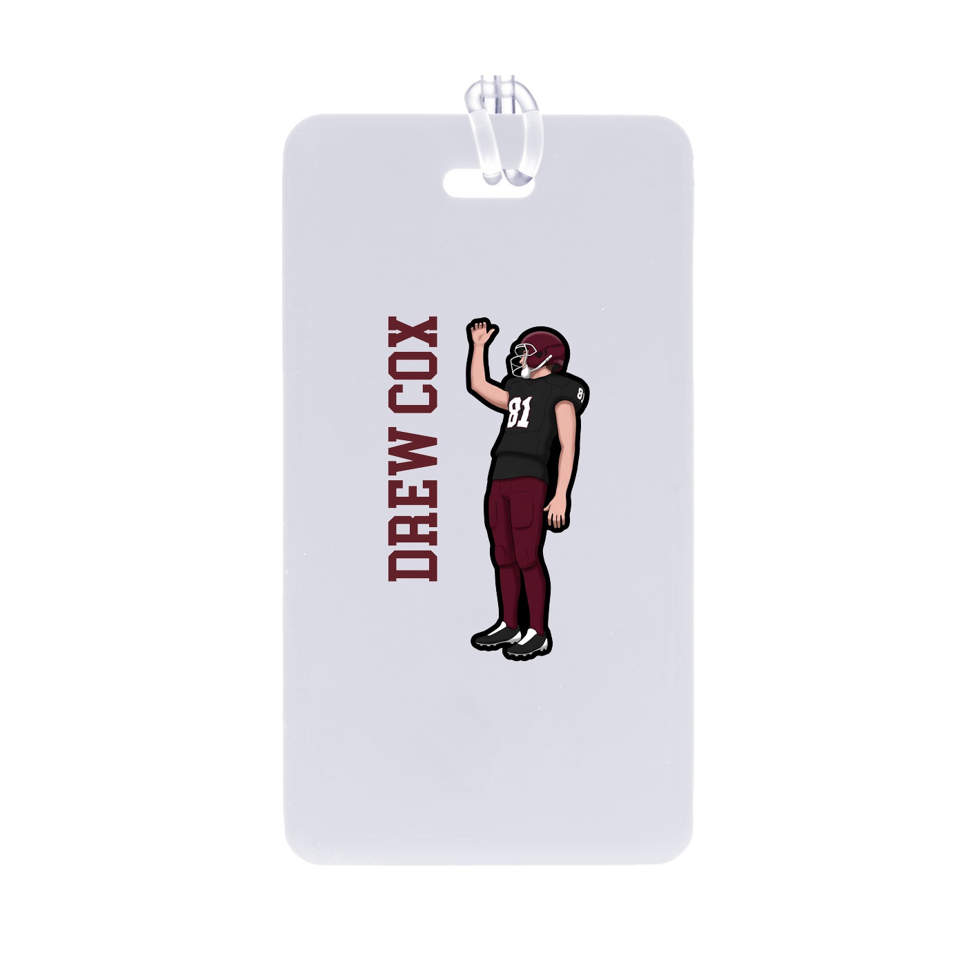 Bag Tag — Name Vertical in Classic