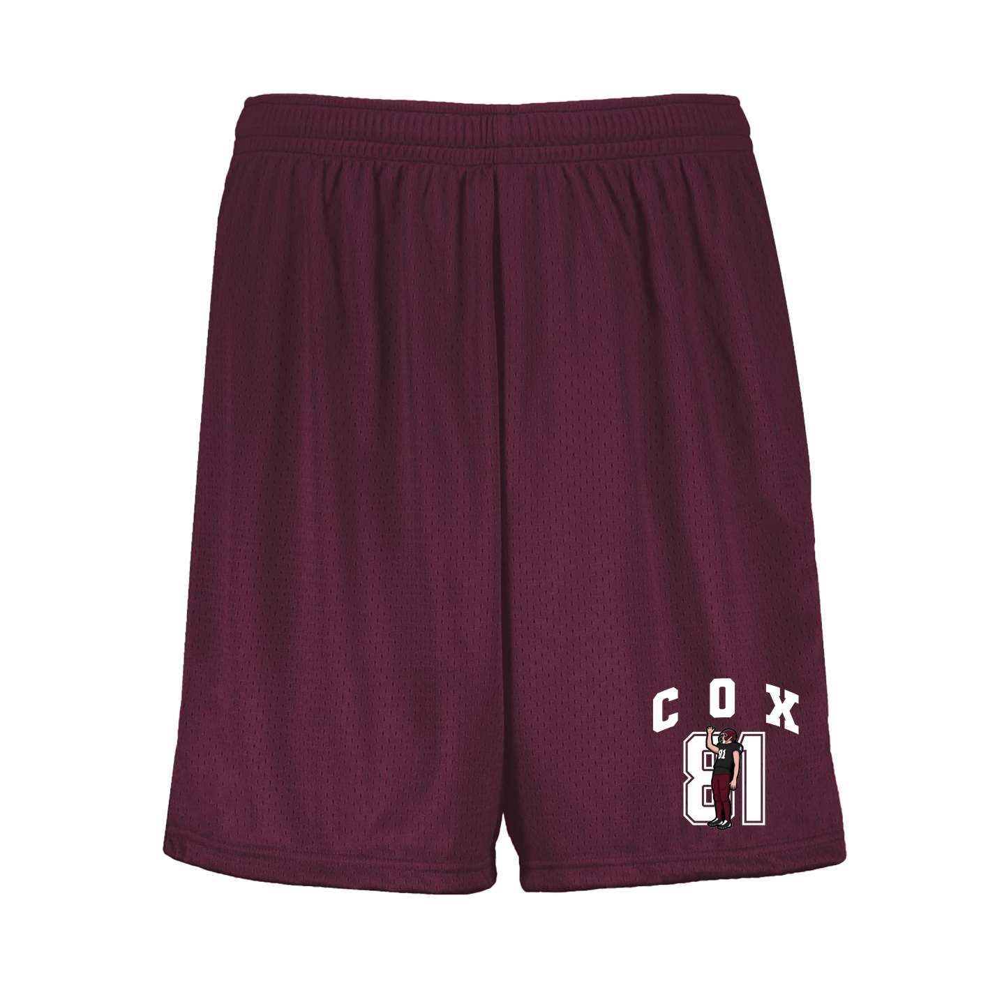 Shorts — Number in Maroon