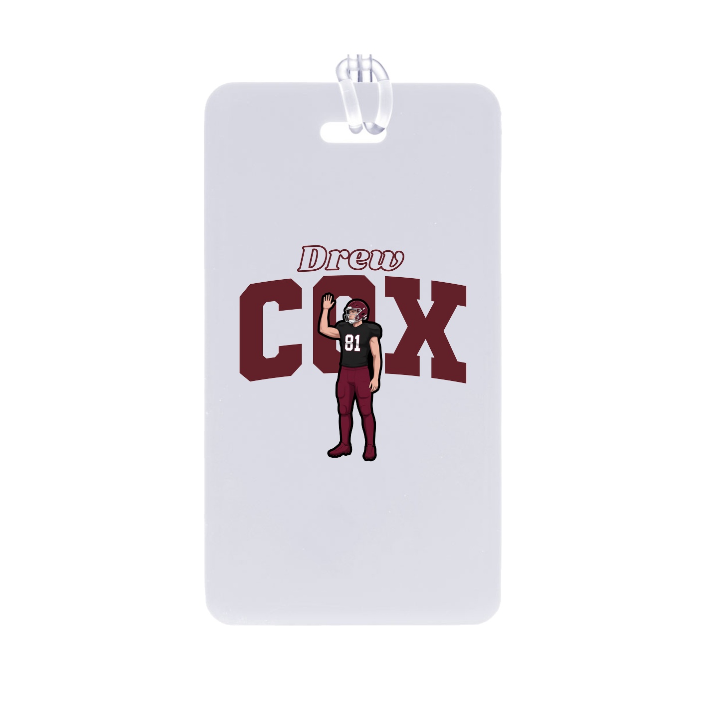 Bag Tag — Name Arch in Classic