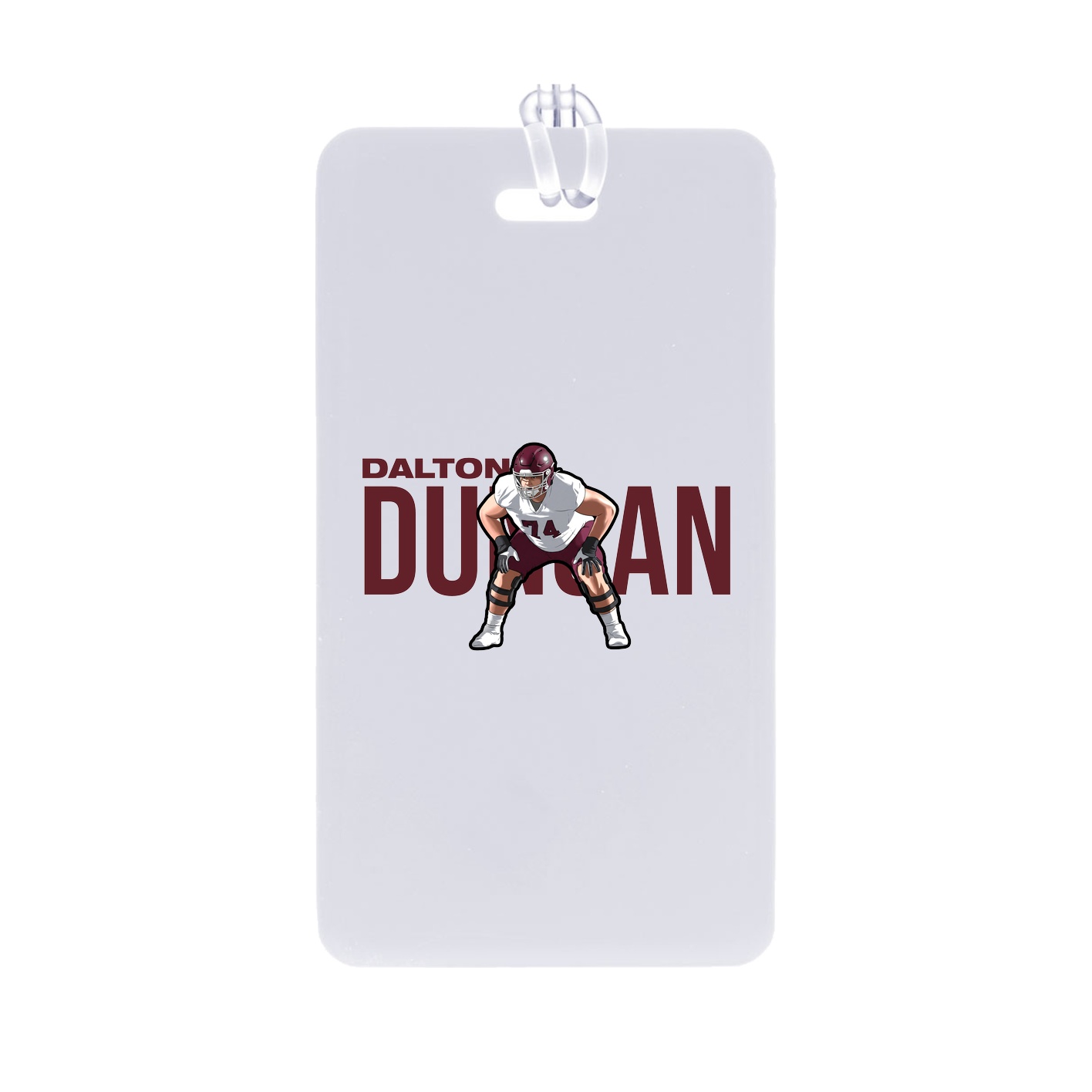 Bag Tag — Player Name in Classic