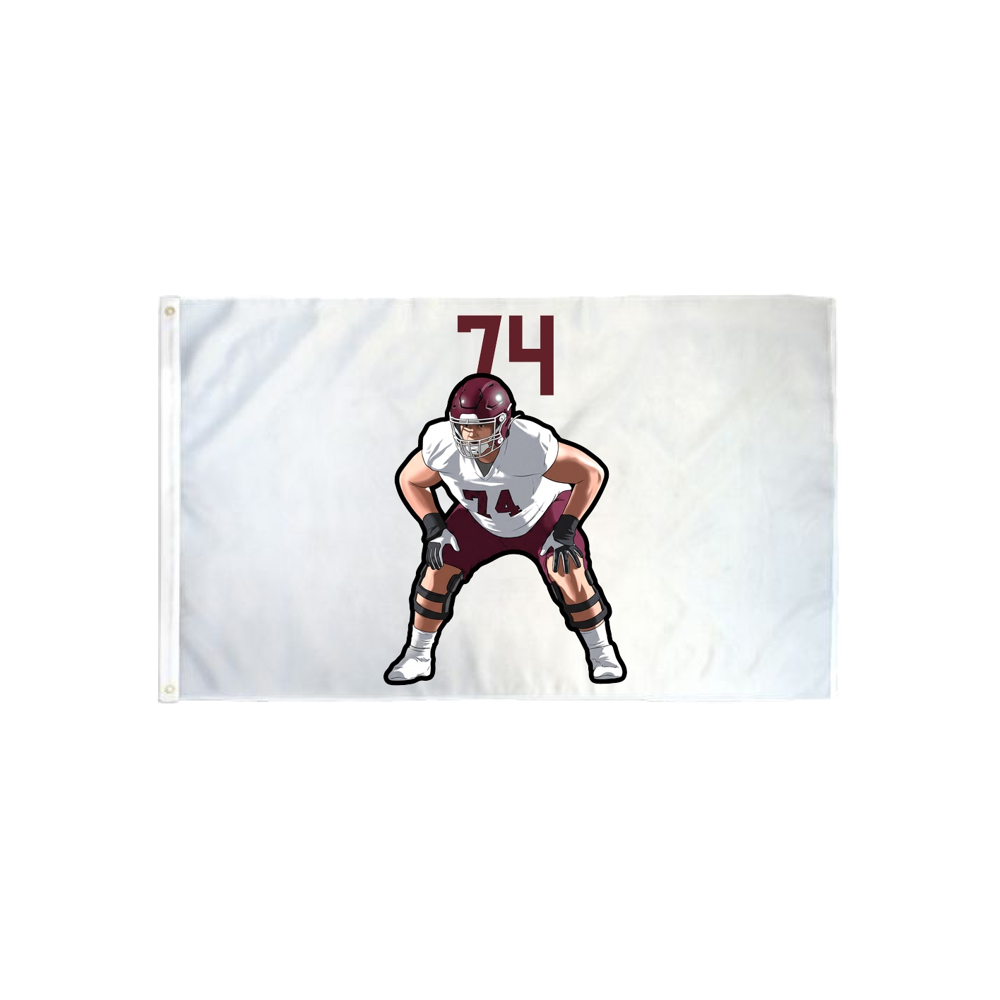 3x5 Flag — Number Top in Classic