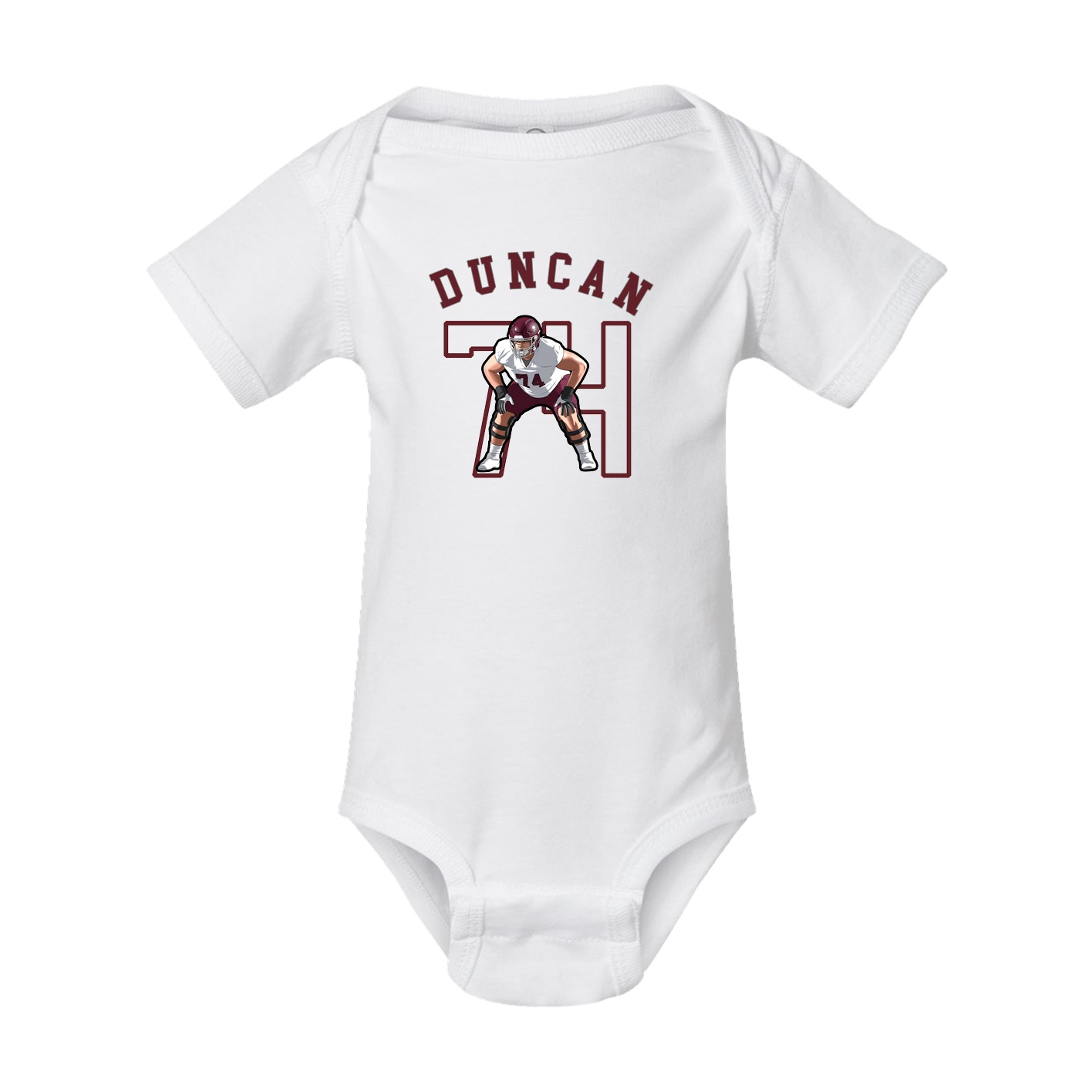 Baby Onesie — Shirsey Arch in White