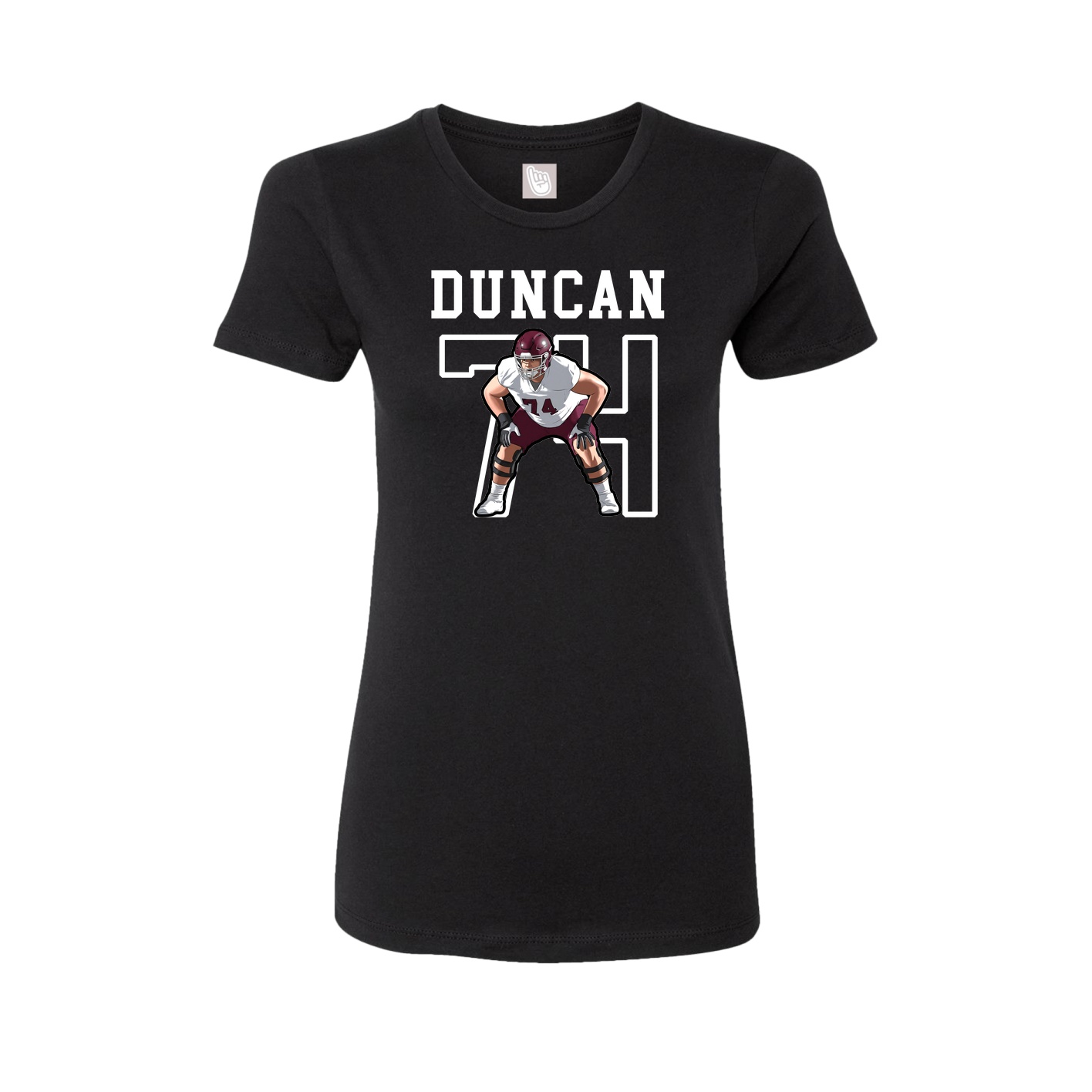 Fitted Women's Tee — Shirsey in Black