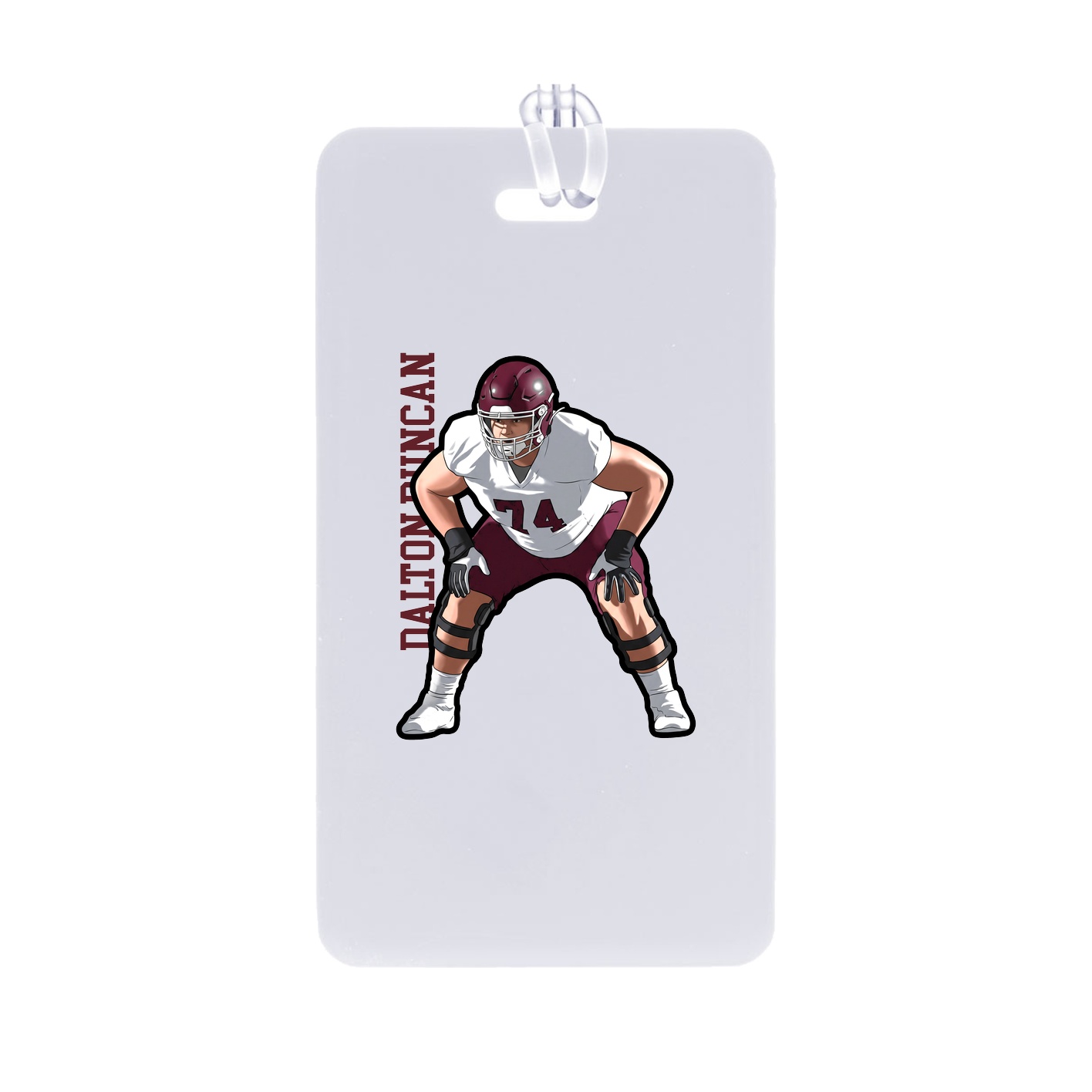Bag Tag — Name Vertical in Classic