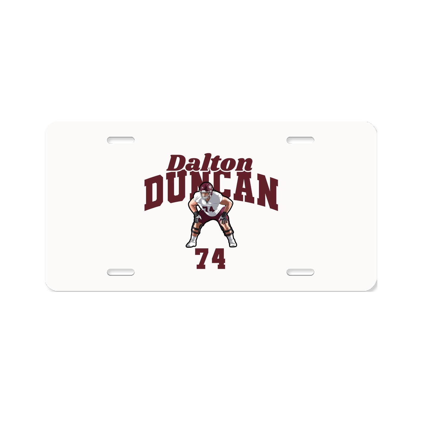 License Plate — Signature Arch in Classic
