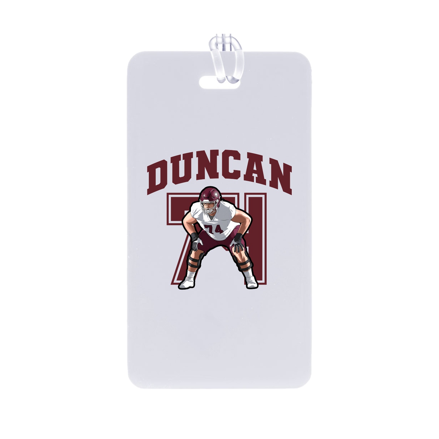 Bag Tag — Number in Classic