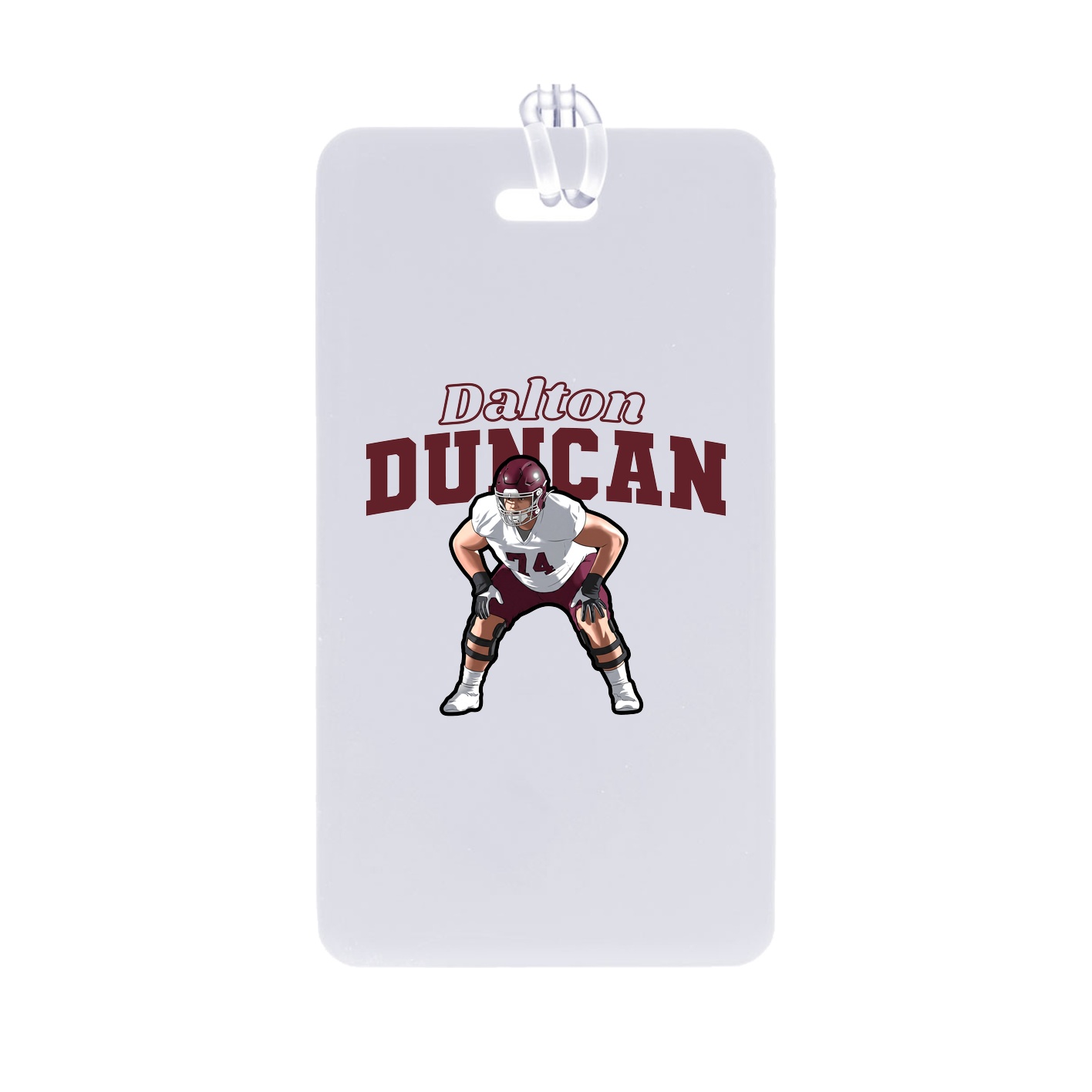 Bag Tag — Name Arch in Classic